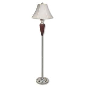 Walnut Deco-Base Floor Lamp - Modern Wooden Standing Light for Living Room, Bedroom & Office - Adjustable Height & Warm Ambient Lighting