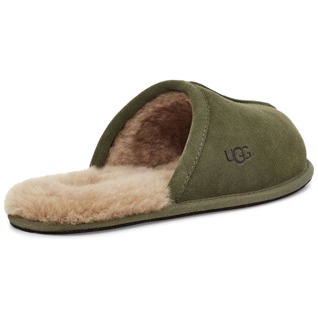 UGG Men's Scuff Slipper - Comfortable House Shoes for Indoor & Outdoor Wear in Burnt Olive - Perfect for Lounging, Running Errands and Cold Weather