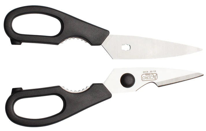 Winco 11-Inch Professional Kitchen Scissors KS-06 - Heavy Duty Stainless Steel Food Shears for Cutting Meat, Poultry, Herbs & More - Perfect for Home Cooking, Butchering & Food Prep
