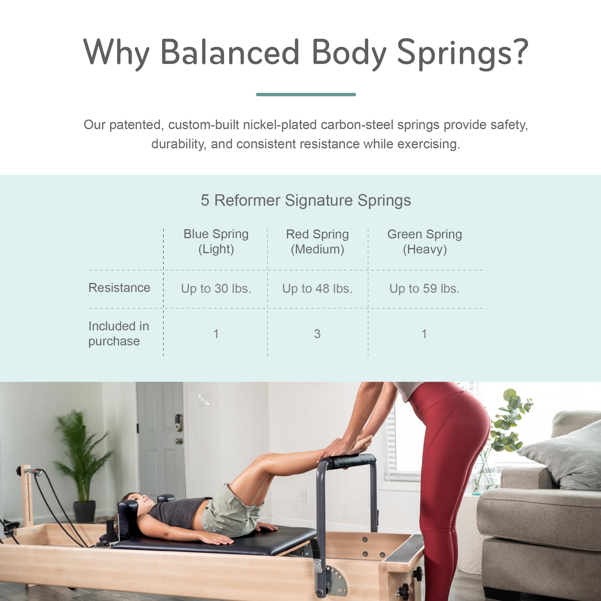 Balanced Body Studio Pilates Reformer with Sitting Exercise Box - Professional Pilates Machine for Home & Studio Gym Equipment - Fitness & Wellness Training for Core Strength, Flexibility & Rehabilitation | Perfect for Home Workouts, Physical Therapy & Pilates Studios