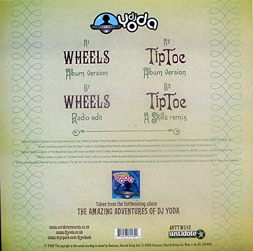 DJ YODA / WHEELS - Premium DJ Turntable Equipment for Professional DJs & Music Producers - Perfect for Clubs, Parties & Home Studios