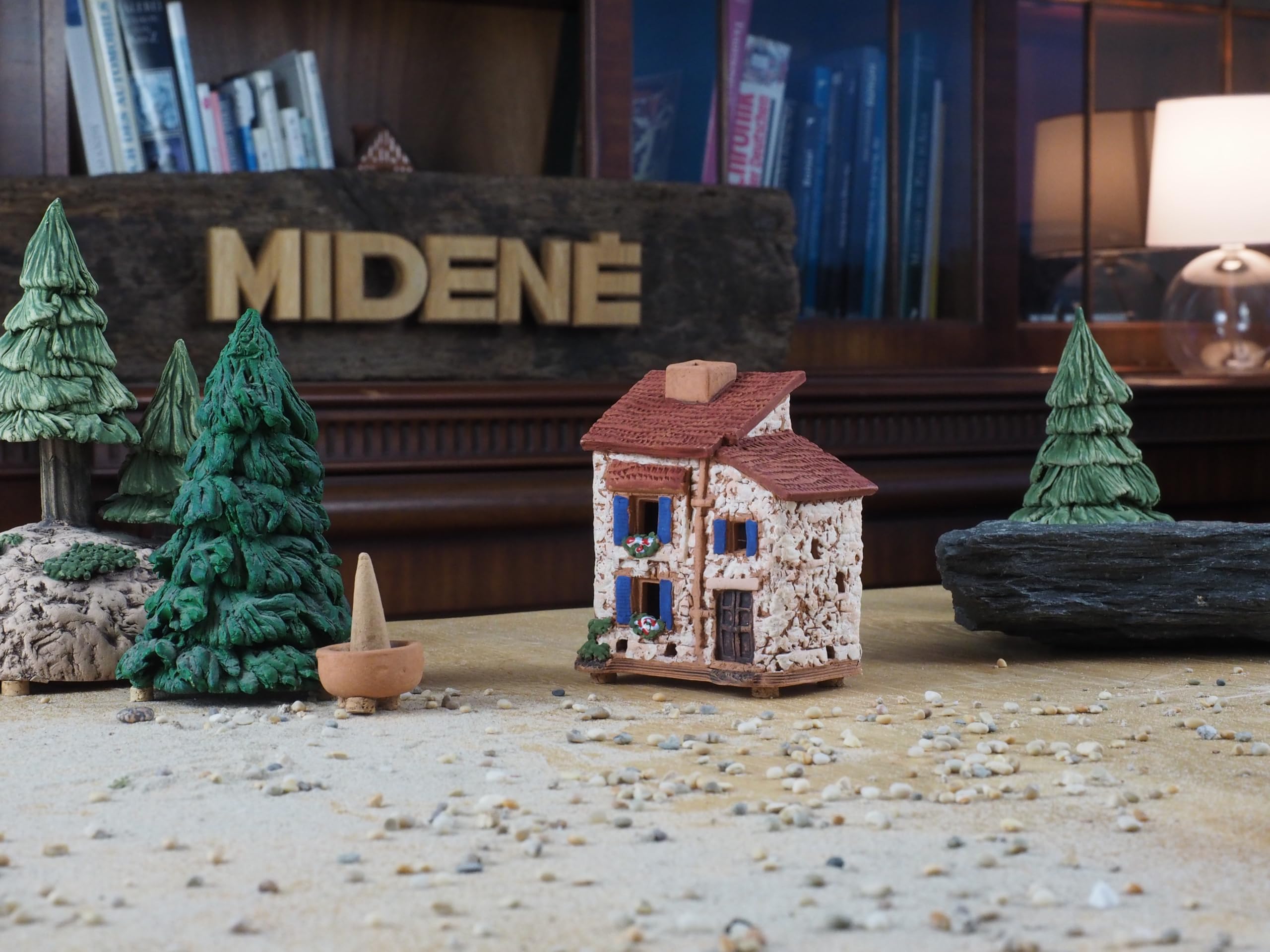 Handcrafted Ceramic Tealight Candle Holder - Miniature Lighthouse Decor from Provence France | Romantic Home Decor, Wedding Centerpiece, Gift Idea S12-1
