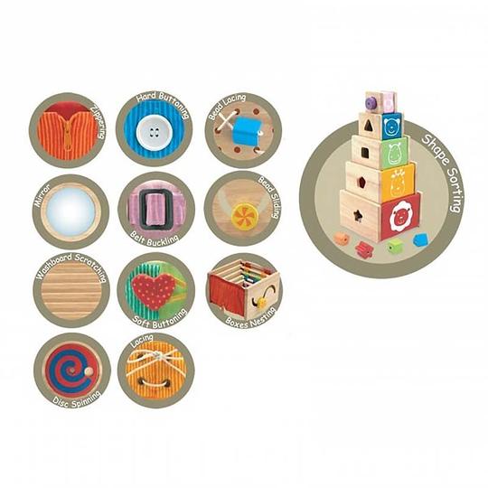 Activity Stackers - Fun & Educational Stacking Toys for Kids - Perfect for Toddler Learning & Playtime at Home or School