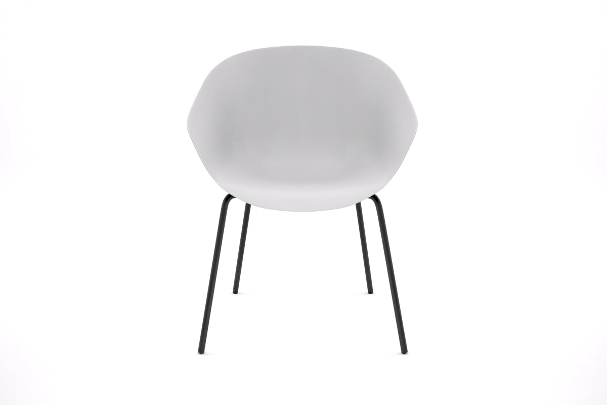 Teddy Plastic Tub Chair with 4 Leg Base - Comfortable and Stylish Seating for Kids' Room, Nursery, or Playroom