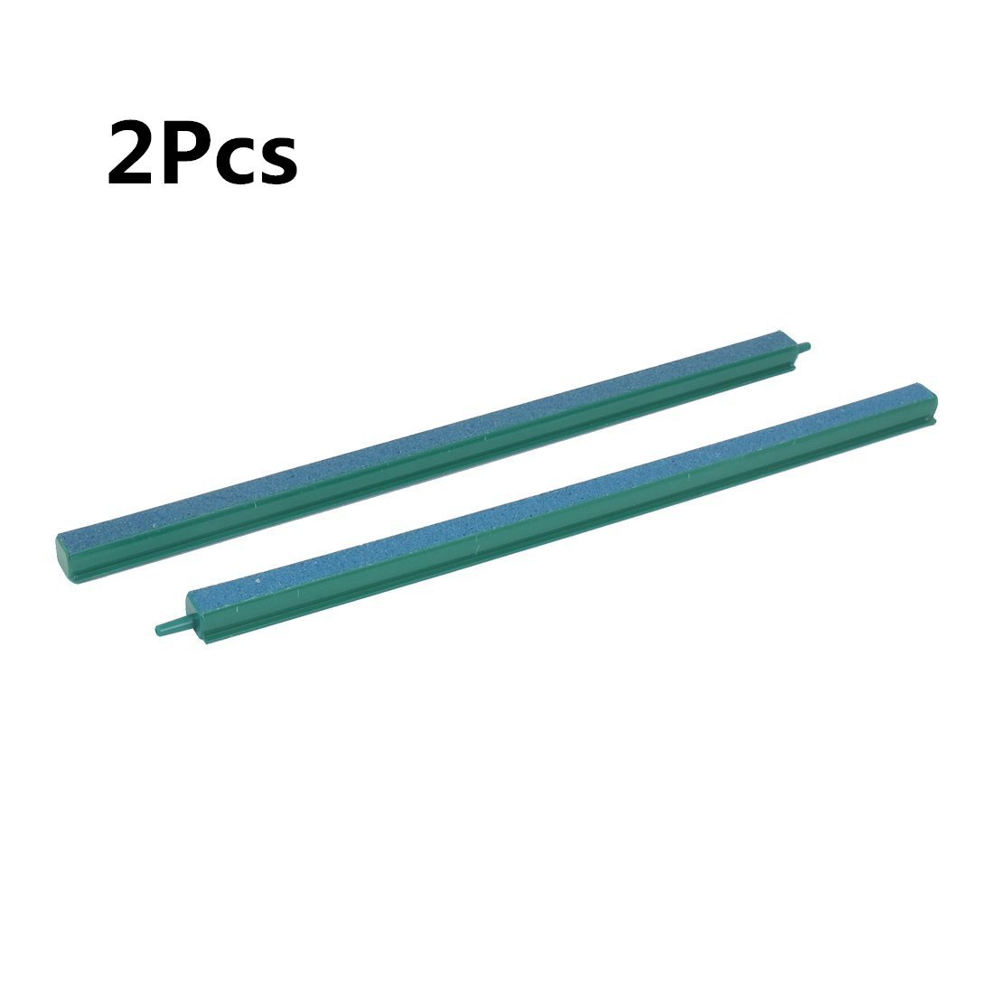 XMHF 14 Inch Aquarium Air Stone Airstone Oxygen Diffuser (2-Pack, Green & Blue) - Perfect for Fish Tanks, Hydroponics & Oxygenation Systems