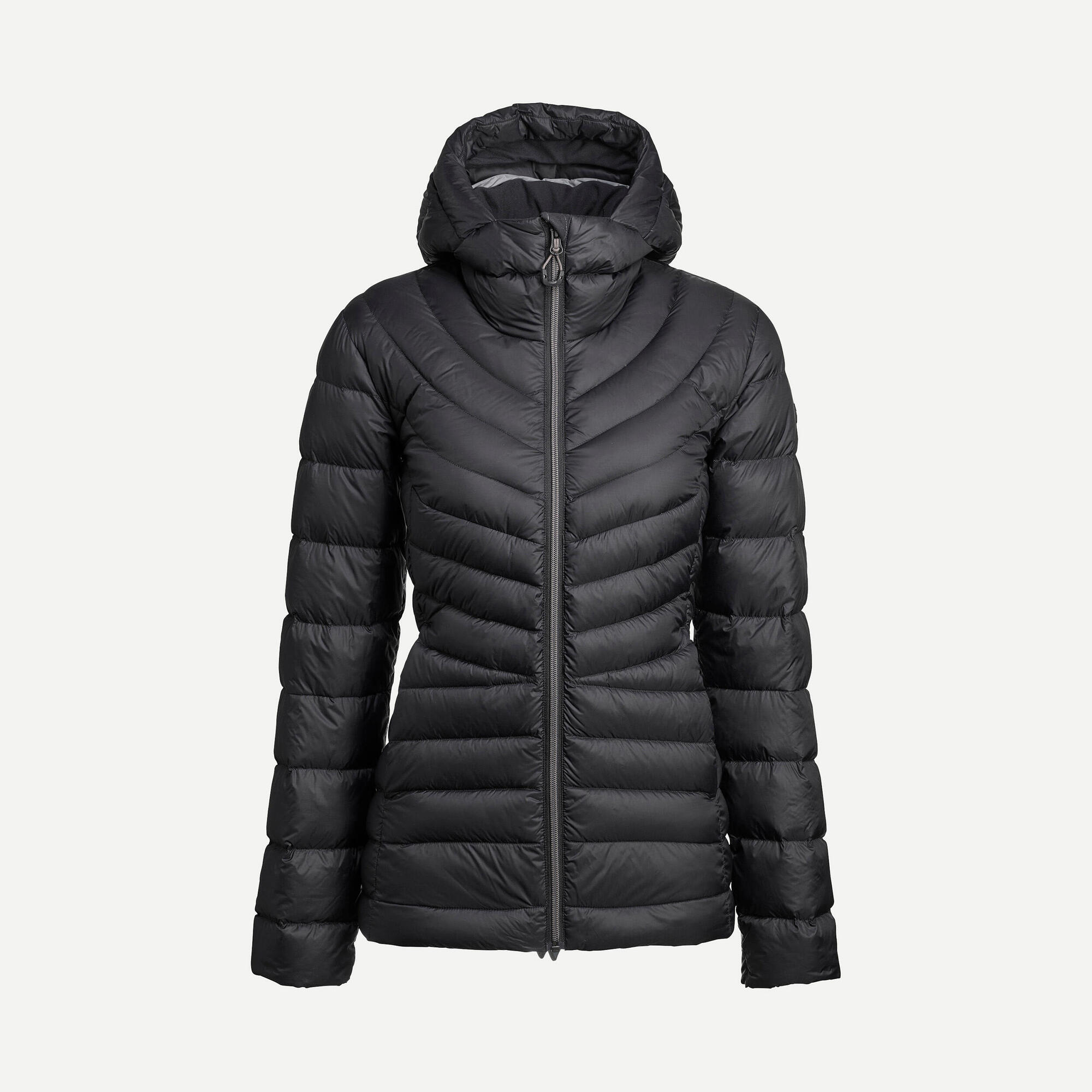 Forclaz Women's MT500 Hooded Down Puffer Jacket - Lightweight Winter Coat, Waterproof Windproof Insulated Jacket for Hiking, Skiing & Outdoor Activities