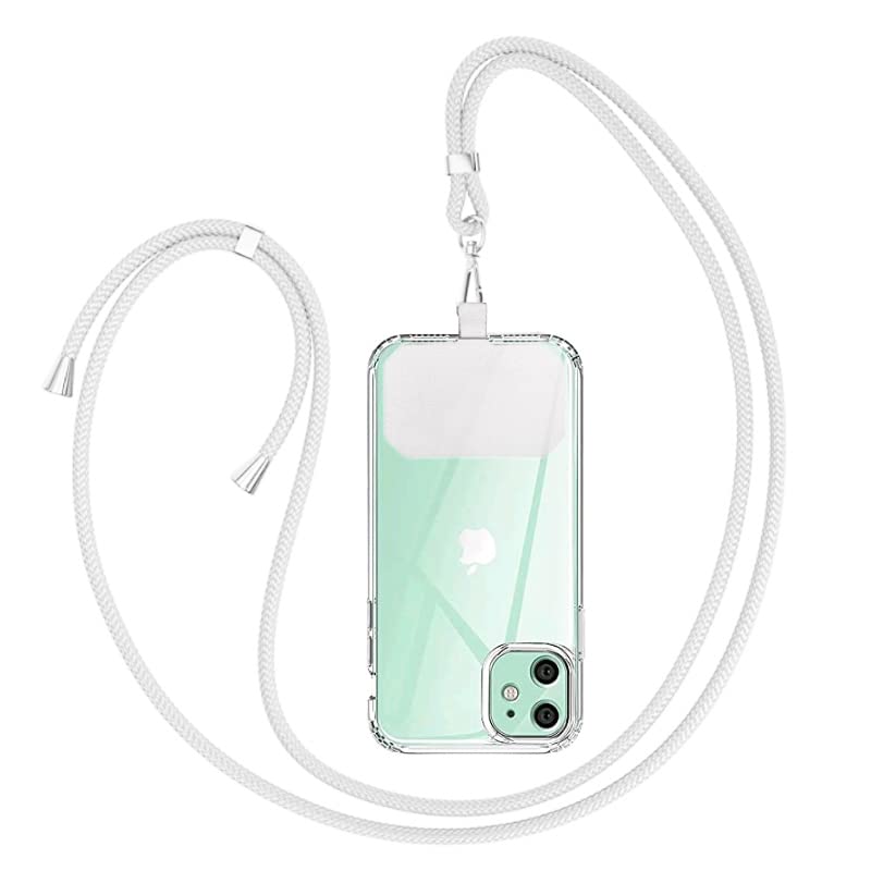 KINGLINK Universal Adjustable Nylon Phone Lanyard Neck Strap - Compatible with Most Smartphones & Phone Cases - Perfect for Work, Travel, and Outdoor Activities