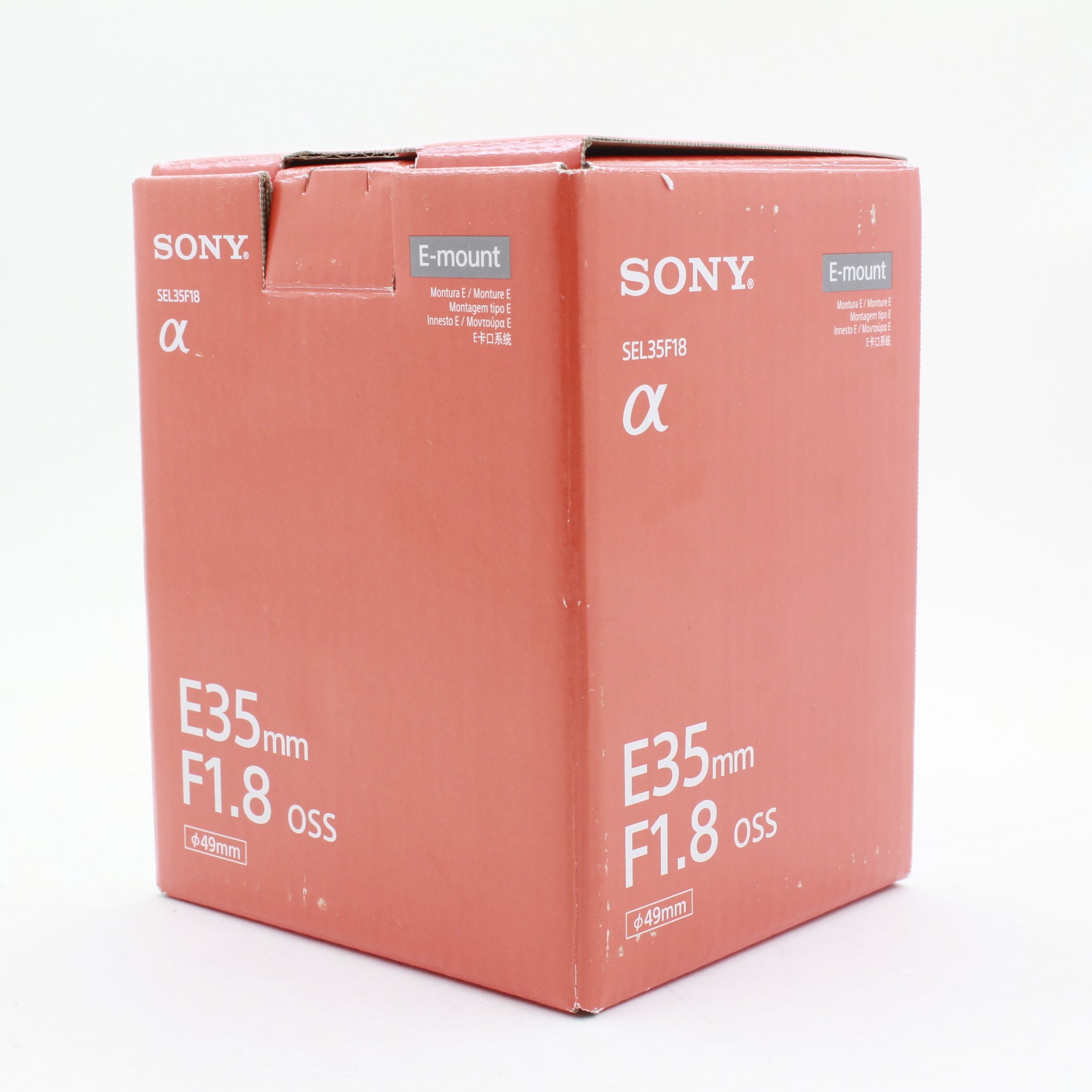 Open Box Excellent Condition Sony E 35mm f/1.8 OSS Lens - Perfect for Portrait & Low Light Photography | DSLR & Mirrorless Camera Compatible