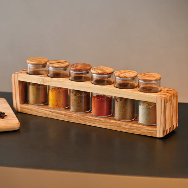 Hario Olive Wood Coffee Bean Storage Container - Airtight Coffee Bean Canister for Freshness, Perfect for Home & Cafe Use