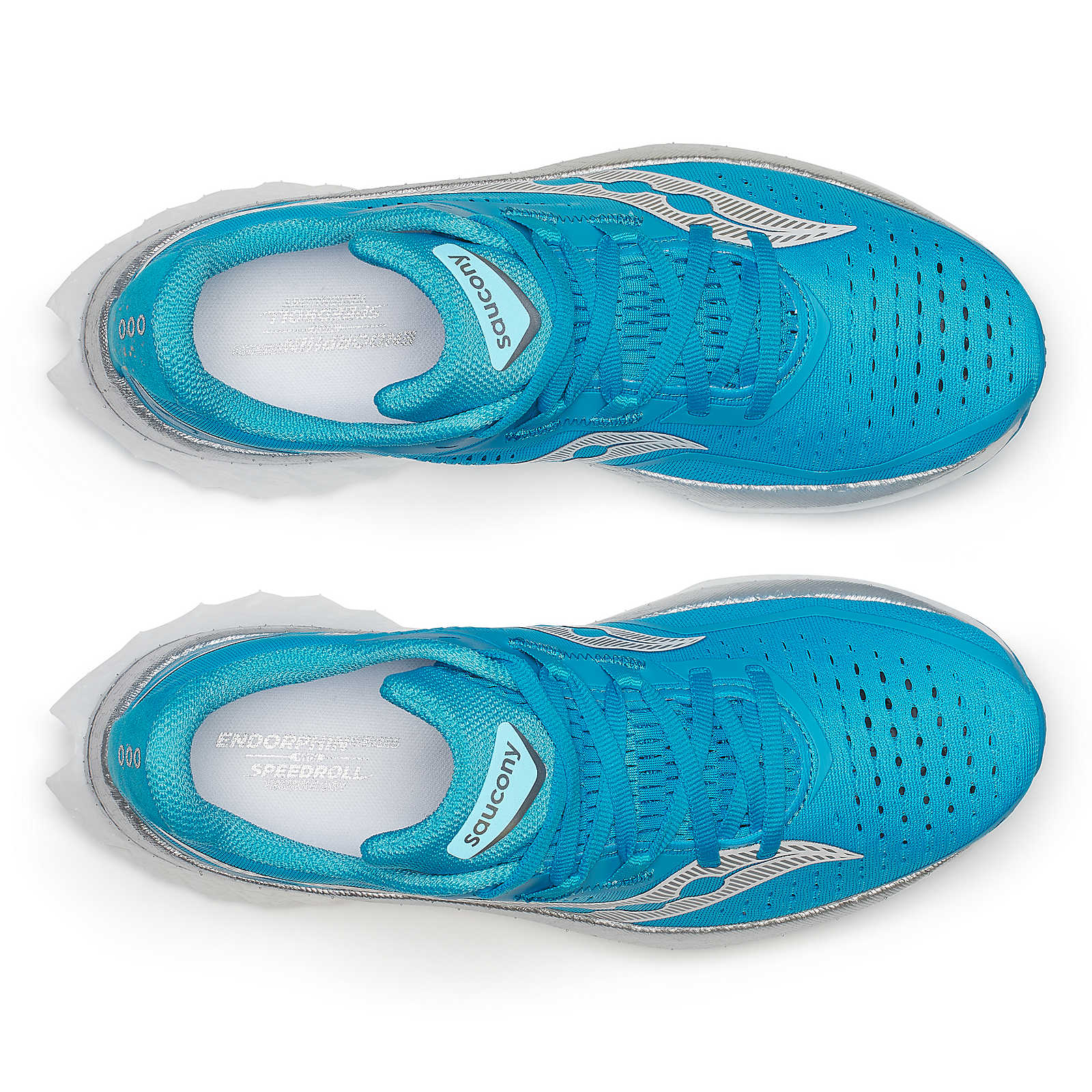 Women's Saucony Endorphin Speed 4 Running Shoes - Lightweight Cushioned Road Racing Sneakers for Women (Viziblue/Silver) - Perfect for Marathon Training & Long Distance Running