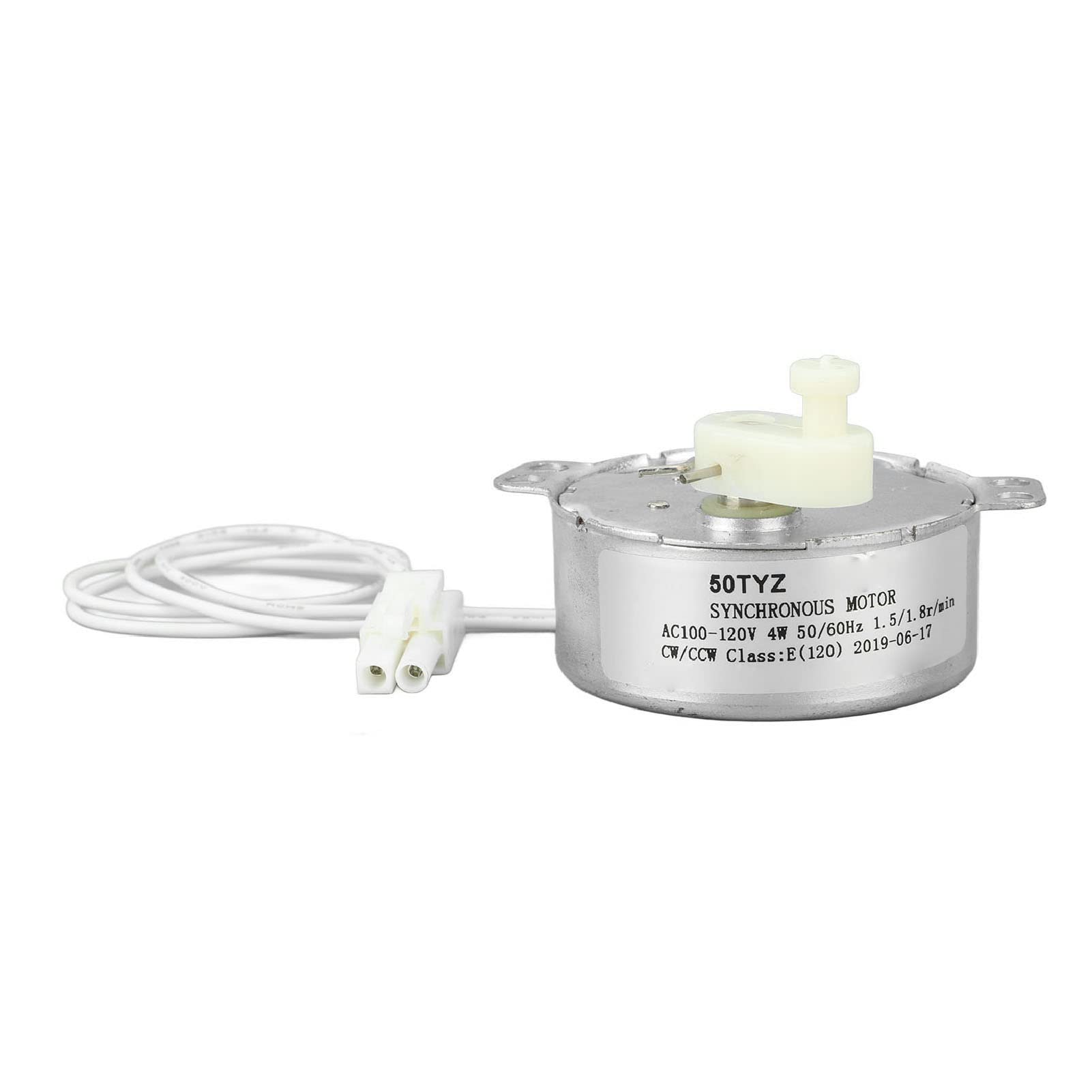FLEXMAN 4W Aluminum Egg Turner Rotator Motor - Professional Electric Synchronous Motor with Connector for Poultry Incubators (100-120V) - Perfect for Chicken, Duck & Quail Egg Hatching