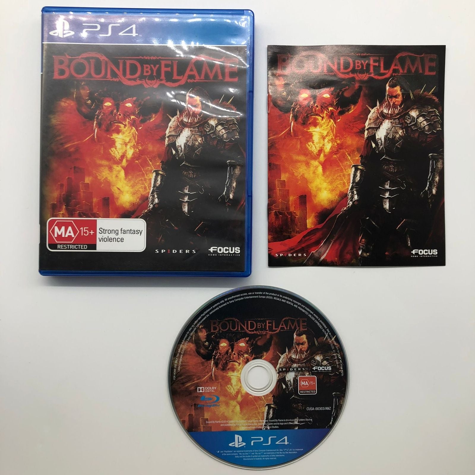 Bound By Flame - PS4 Playstation 4 Video Game with Manual - Action RPG Adventure for Adults & Teens - Perfect for Fantasy Gaming Nights & Solo Play