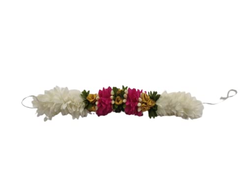 Premium Artificial Bun Juda Maker Flower Gajra Hair Accessories for Women - 3 Pack (10 Inch) - Perfect for Weddings, Parties & Traditional Indian Hairstyles