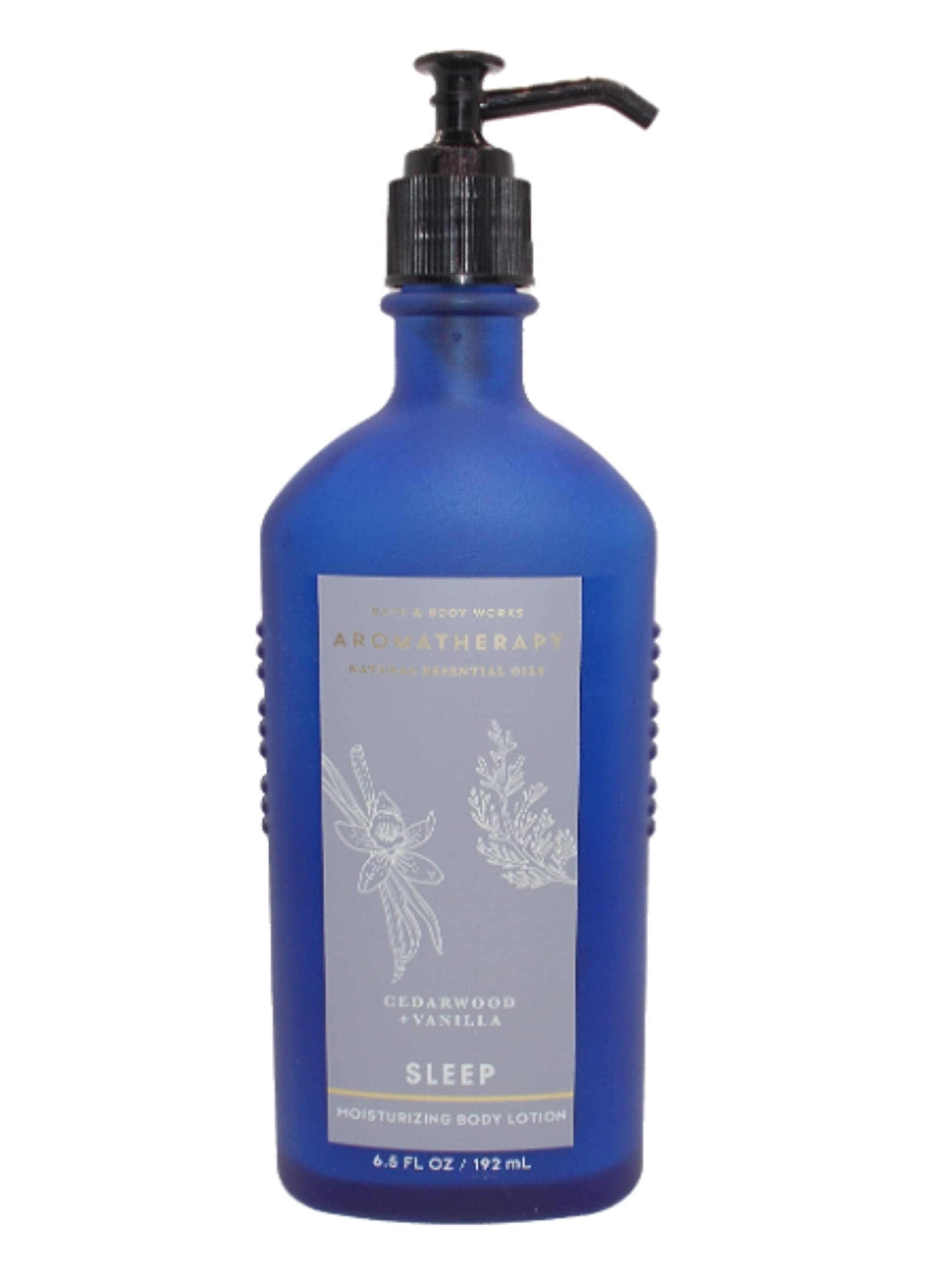 Bath and Body Works Aromatherapy Cedarwood Vanilla Sleep Moisturizing Body Lotion 6.5 oz - Relaxing Nighttime Moisturizer for Deep Sleep & Stress Relief | Perfect for Bedtime Routine & Self-Care