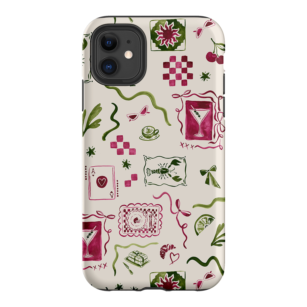 Stylish Martini Glass Design Phone Case - Trendy & Protective Cover for iPhone & Samsung - Perfect for Parties, Nightlife & Social Events