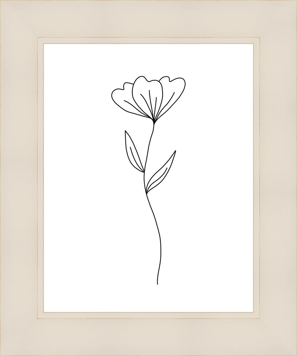 Minimalist White Flower Vase - Elegant Home Decor for Living Room, Bedroom & Office Centerpiece