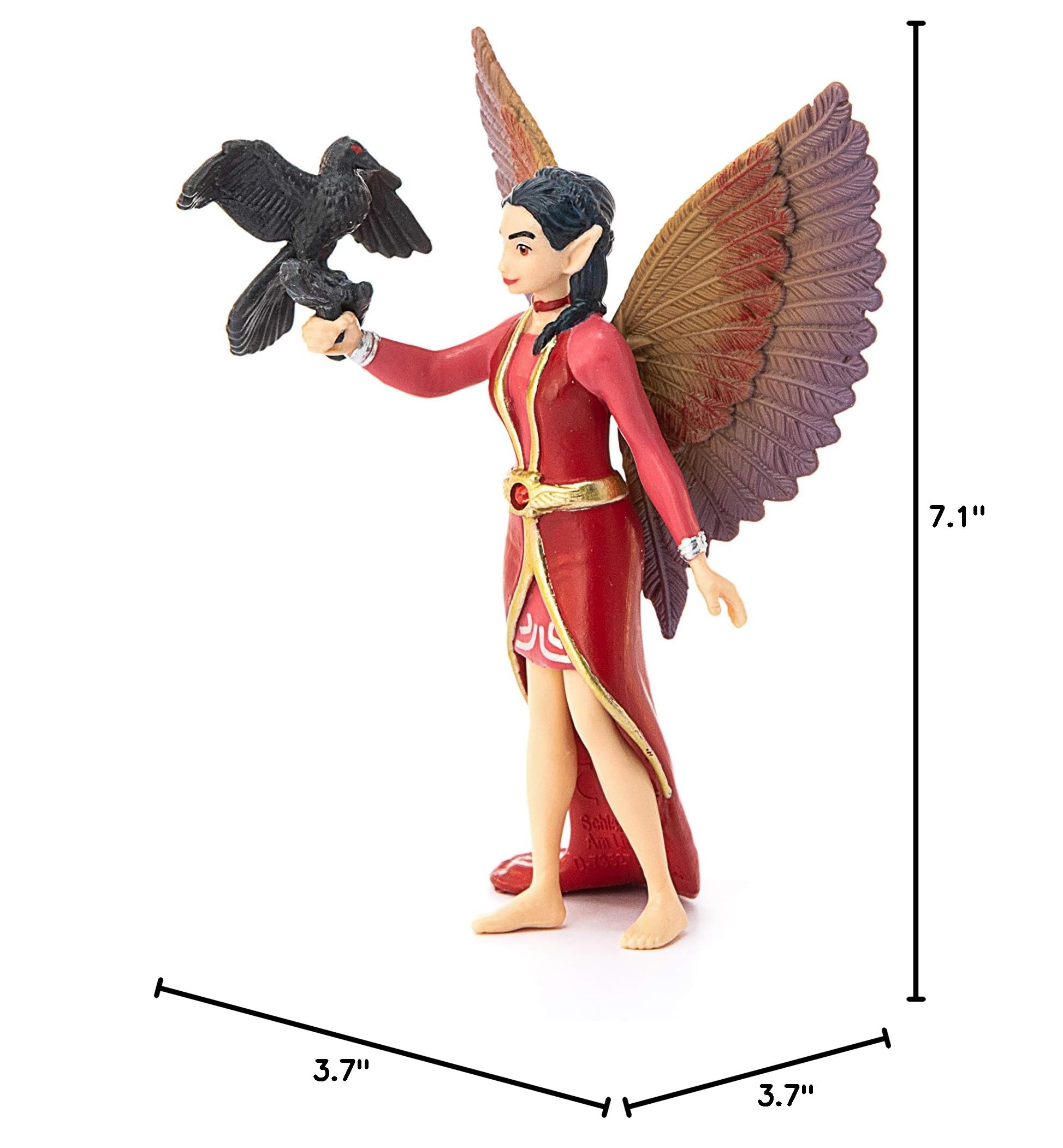 Schleich Bayala Movie Fairy Princess and The Unicorn Character Toy Set - Fairy Nuray with Raven Munyn, Fantasy Play Figure for Kids Ages 5+ | Perfect for Imaginative Play, Storytelling & Collectible Displays