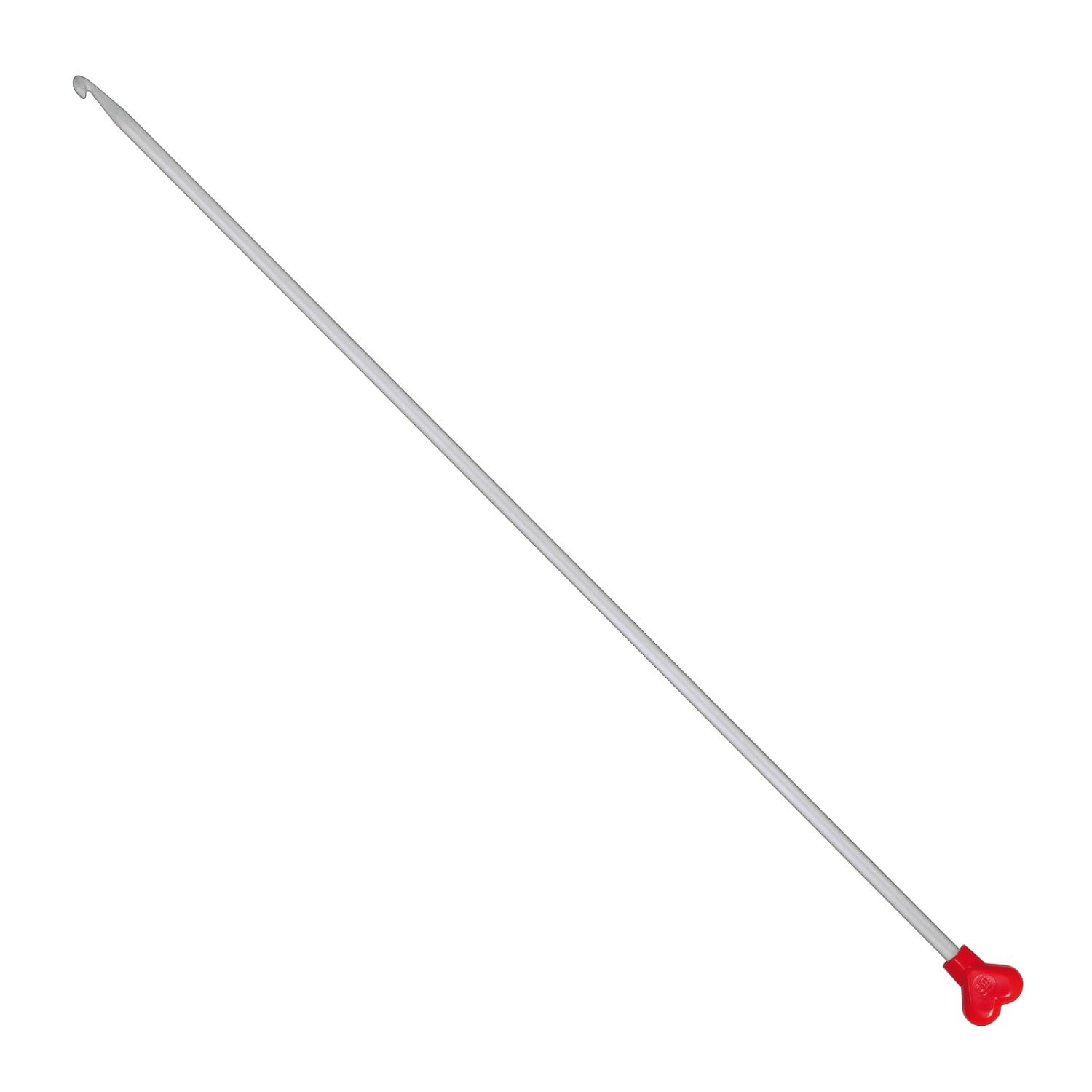 Addi Tunisian Crochet Hook - 2mm, Grey - Perfect for Tunisian Crochet Stitches, Afghan Crochet, and Knitting Projects