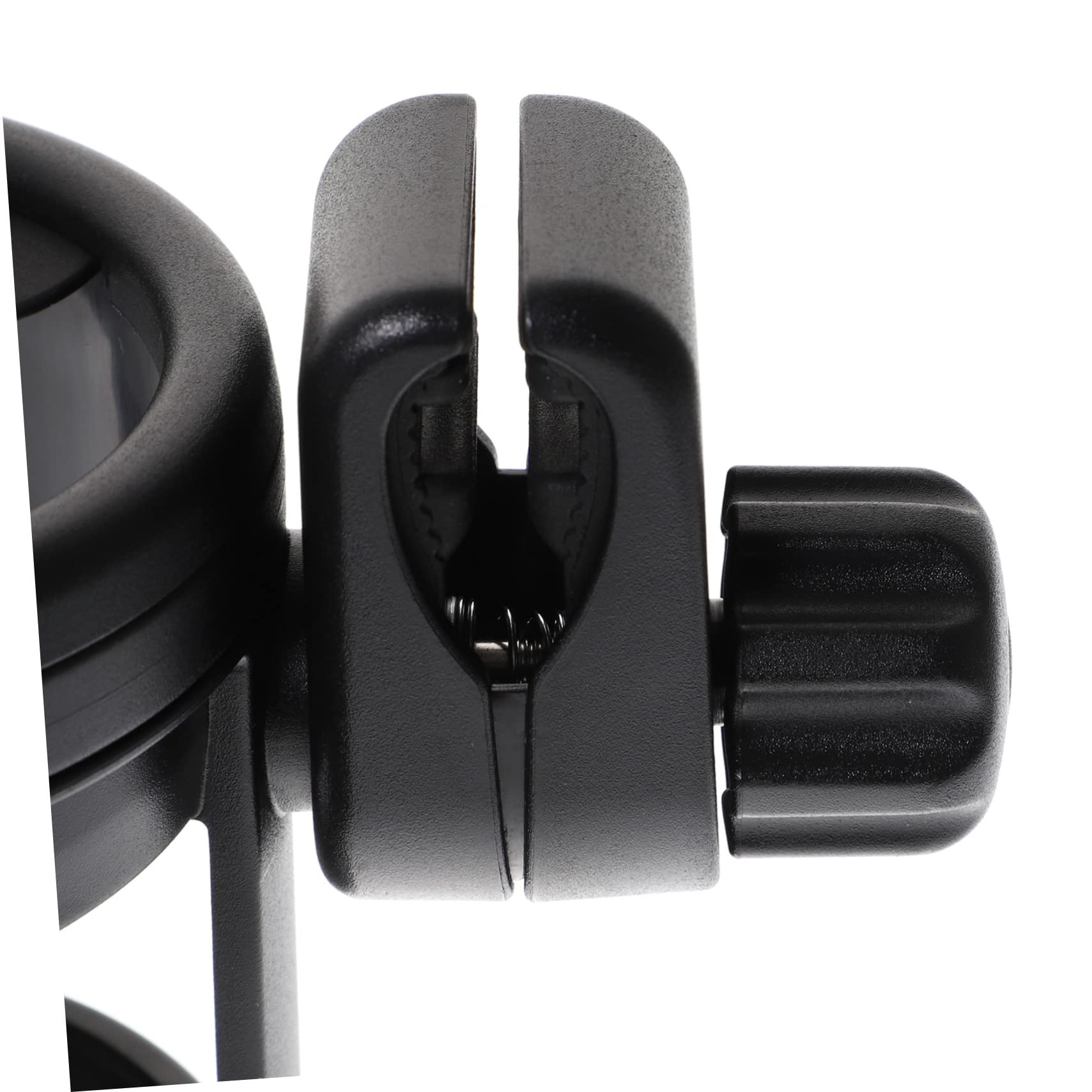 BIUDECO Universal Stroller Cup Holder with Phone Pocket - Black Pram Organizer for Baby Bottles, Drinks & Smartphones - Perfect for Walking, Jogging & Shopping with Your Stroller
