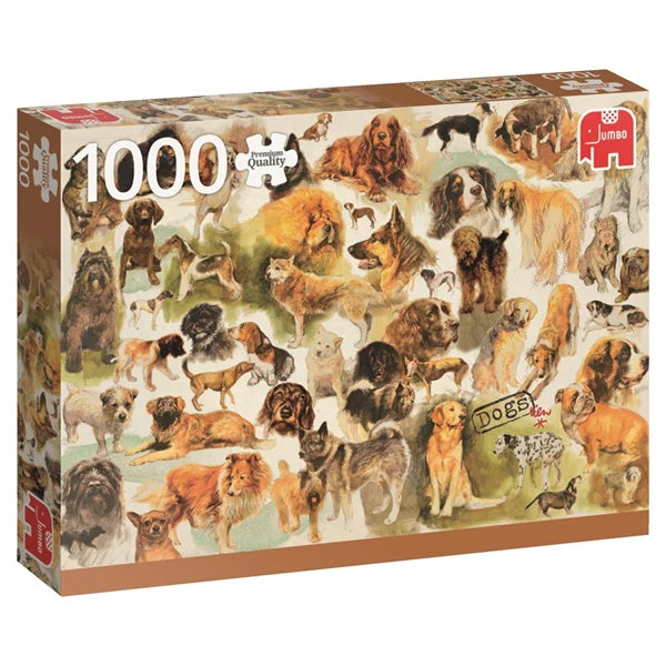Jumbo Dogs Poster 1000-Piece Puzzle - Fun Family Activity, Home Decor & Gift for Dog Lovers | Perfect for Game Nights, Relaxation & Wall Art