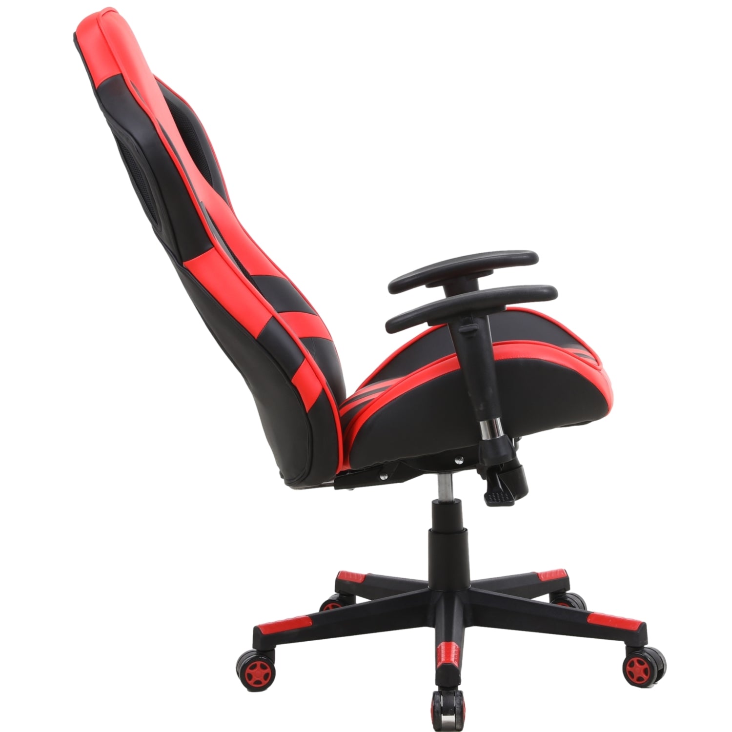 PRO X Series 4548 Gaming Chair - Ergonomic Racing Style with Adjustable Lumbar Support (Black & Red) - Perfect for PC, Console Gaming & Home Office