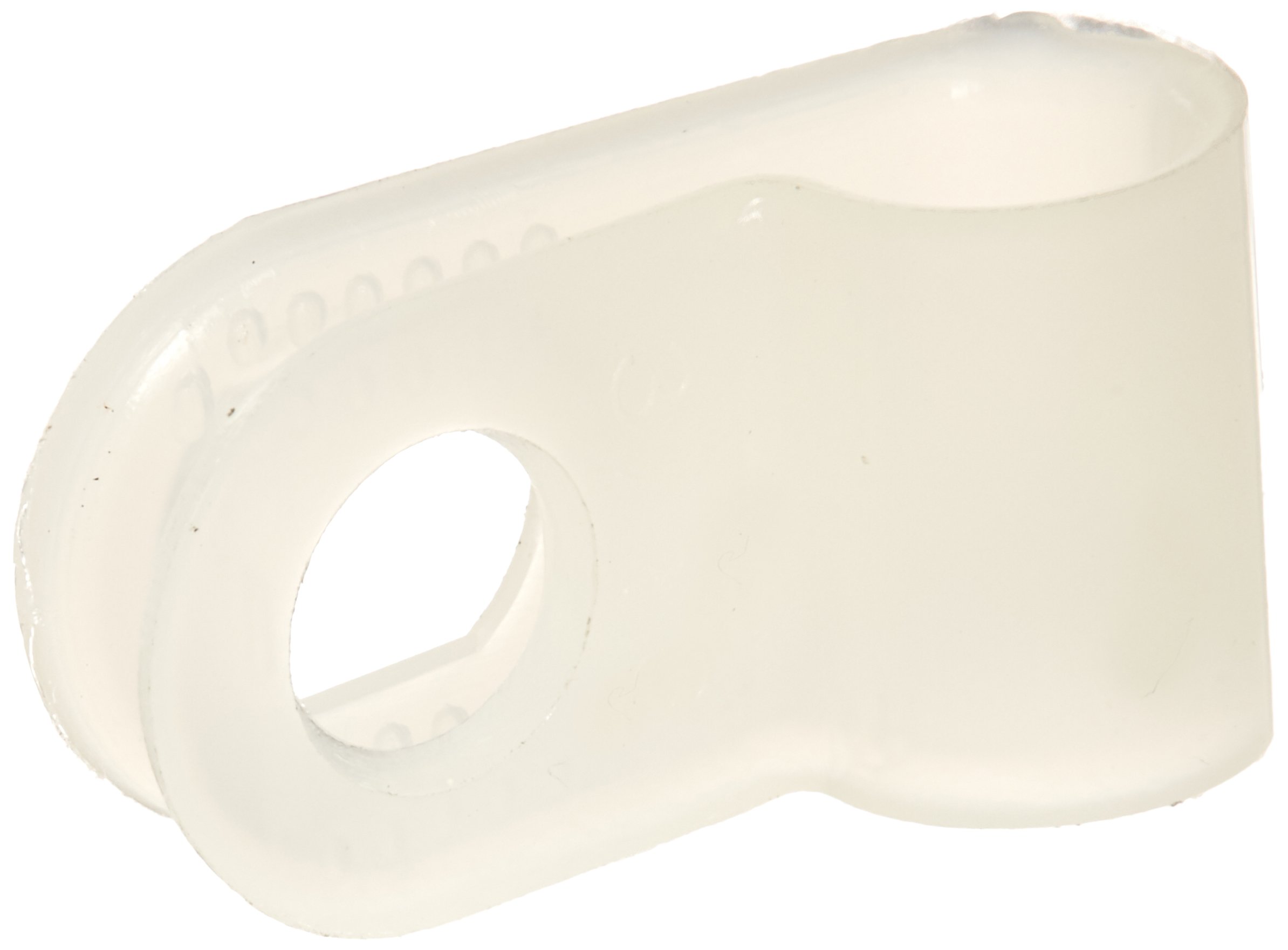 Morris 22414 3/16-Inch Natural Plastic Cable Clamps - 10 Pack for Home Office Cable Management & Organization