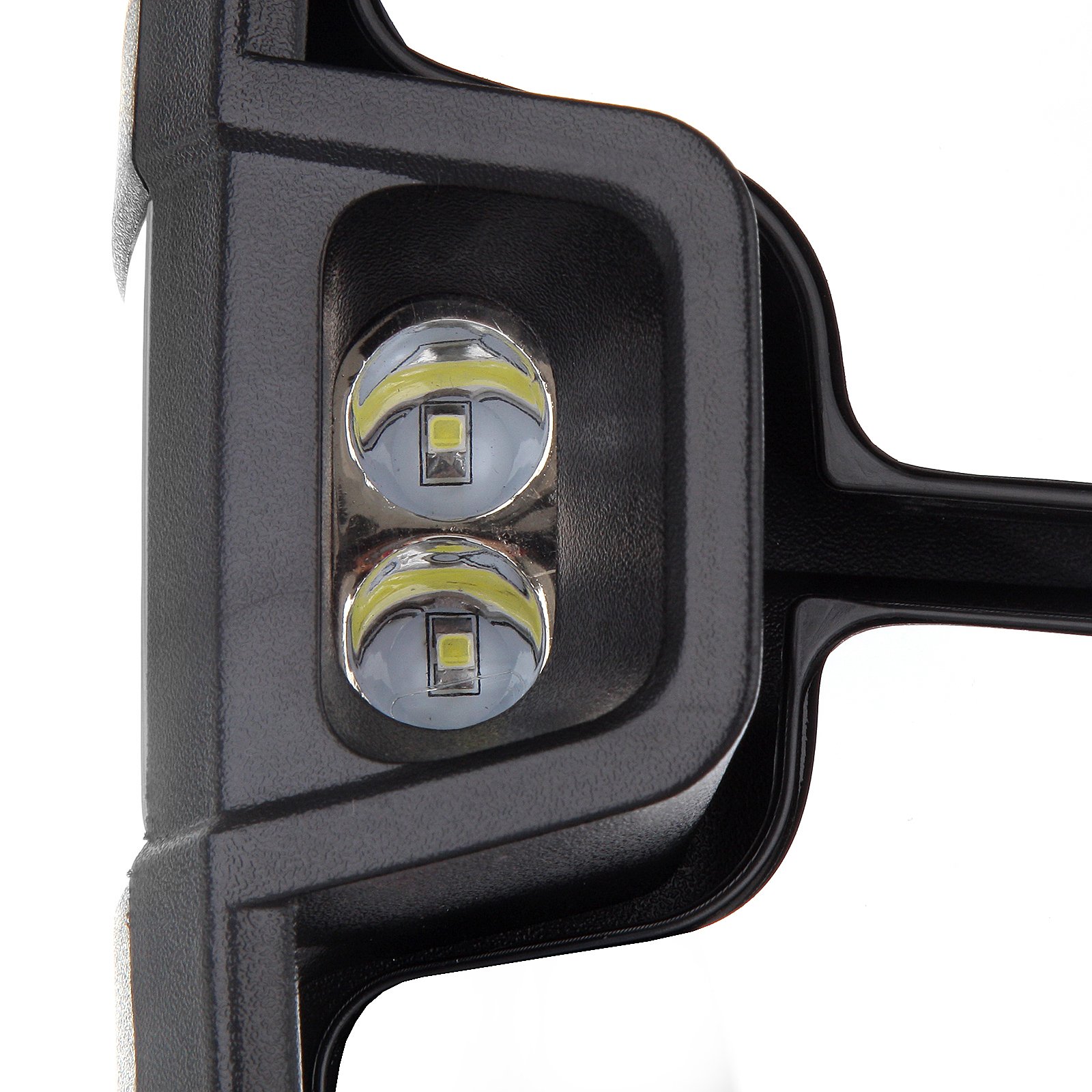 AUTOMUTO Power Heated Towing Mirrors with Turn Signal Light - Compatible with Cadillac Escalade, Chevy & GMC Sierra Pickup Truck (1999-2002) - Driver & Passenger Side - Perfect for Safe Towing & Enhanced Visibility in Winter Conditions