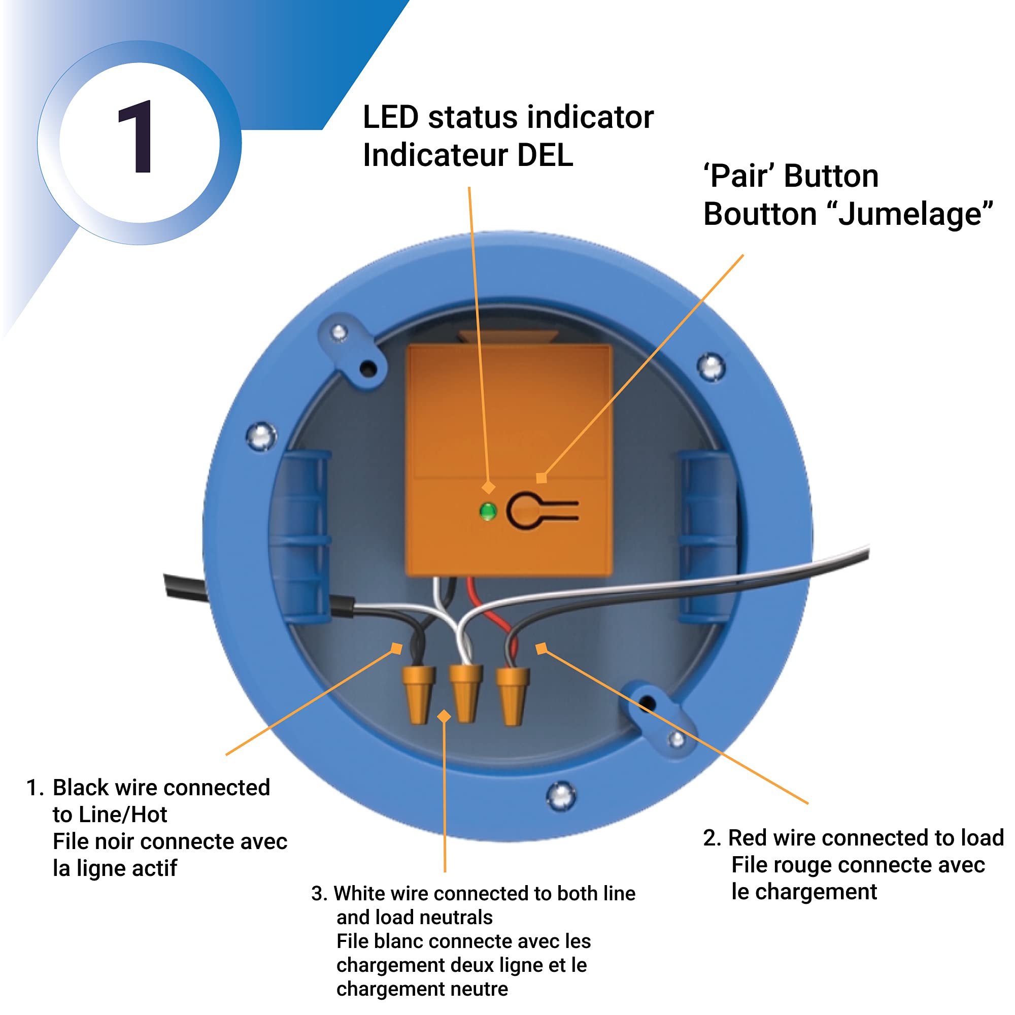 Levven Wireless Dimmer Controller - UL & ETL Certified Smart Light Dimmer Switch Kit | Compatible with Levven Wireless Switches | Easy Installation for Home, Office & Commercial Lighting Control