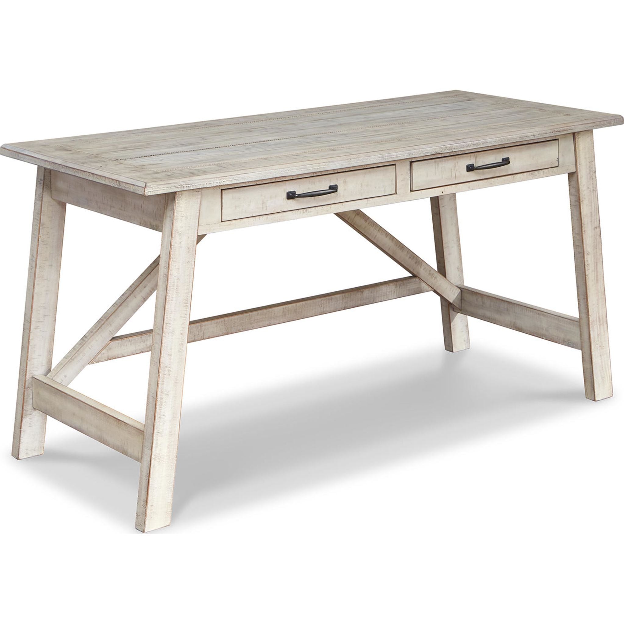 Carynhurst Large Leg Desk - Spacious Home Office Desk for Work & Study, Sturdy Writing Table with Wide Surface - Perfect for Remote Work, Online Classes & Crafting