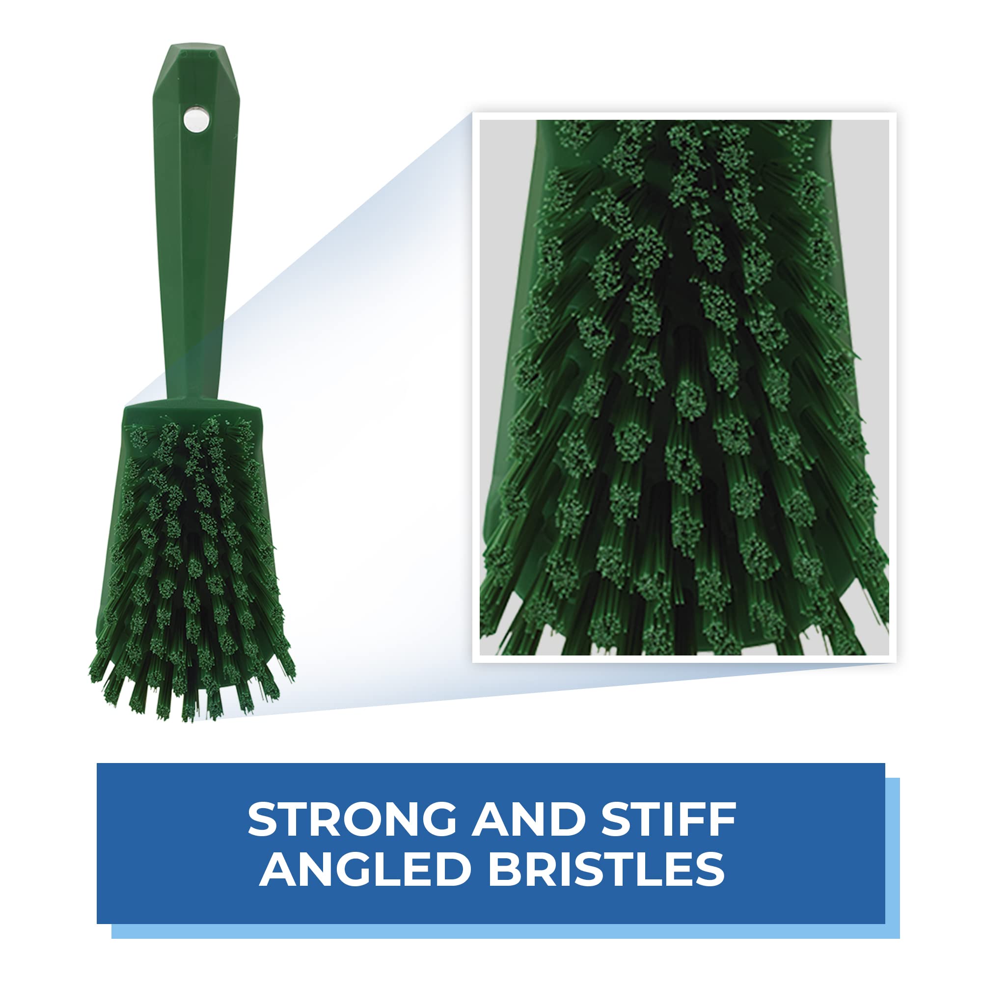Vikan 41922 Stiff Bristle Cleaning Brush - 10