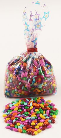 Scott's Cakes Rainbow Mix Chocolate Covered Sunflower Seeds - 1lb Bulk Bag | Party Snacks, Movie Night Treats & Gift Ideas