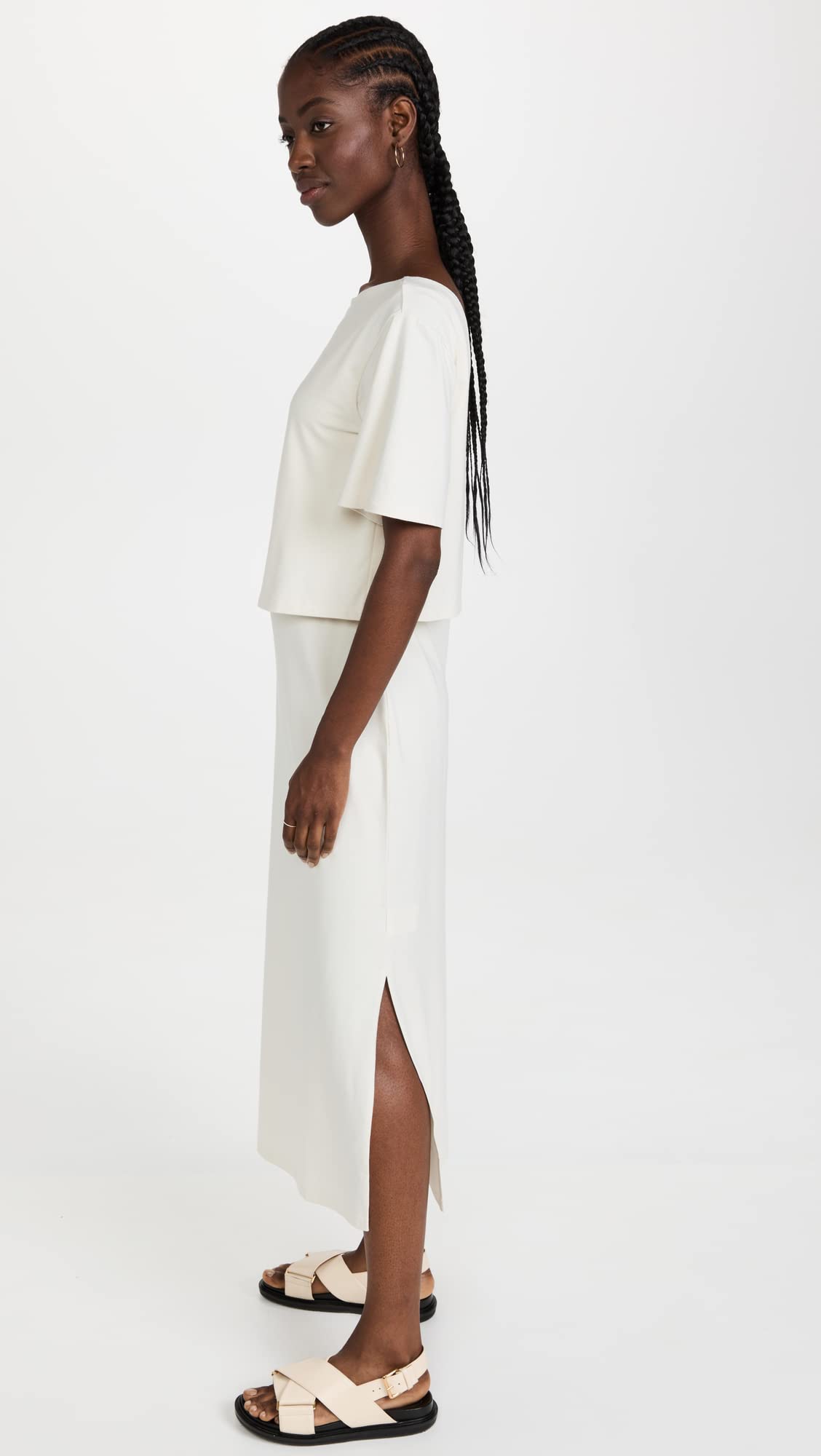 Theory Women's Easy Back Layer Dress - Elegant Sleeveless Wrap Dress for Work & Evening | Office Wear, Cocktail Party, Date Night Outfit