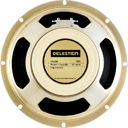 Celestion G10 Creamback 8 Ohm 10-Inch 45W Guitar Speaker - Perfect for Guitar Amps, Cabinets & Home Studios (Model T6380)