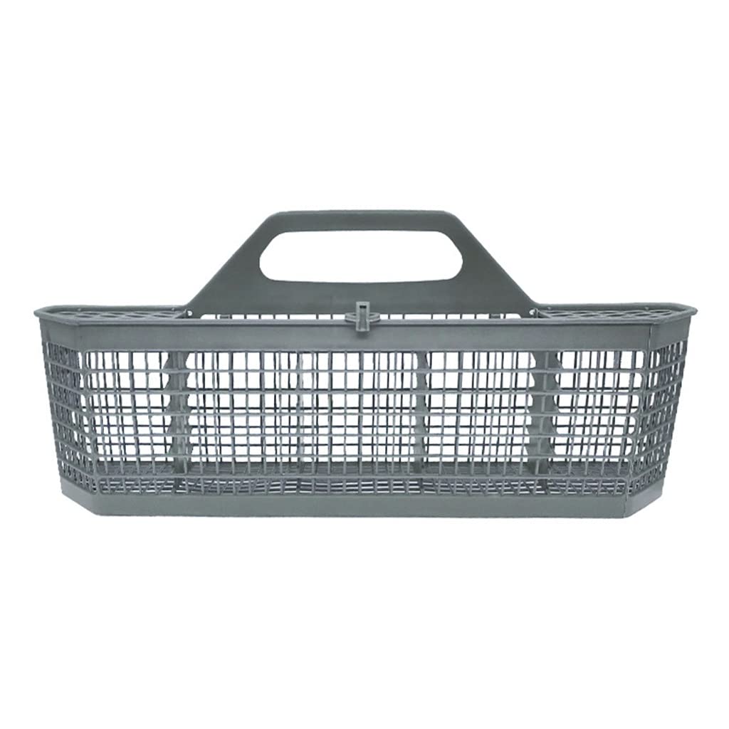Universal Cutlery Basket for Dishwasher - Durable Replacement Utensil Holder with Adjustable Dividers - Perfect for Silverware, Knives, Spoons Organization in Kitchen Dishwasher Accessories