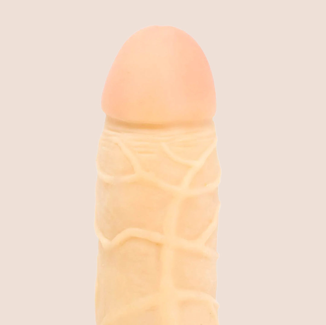 Real Feel Deluxe No. 2 - 6.5 Inch Realistic Vibrating Dildo with Strong Suction Cup Base for Hands-Free Play | Perfect for Solo, Couples & Shower Use