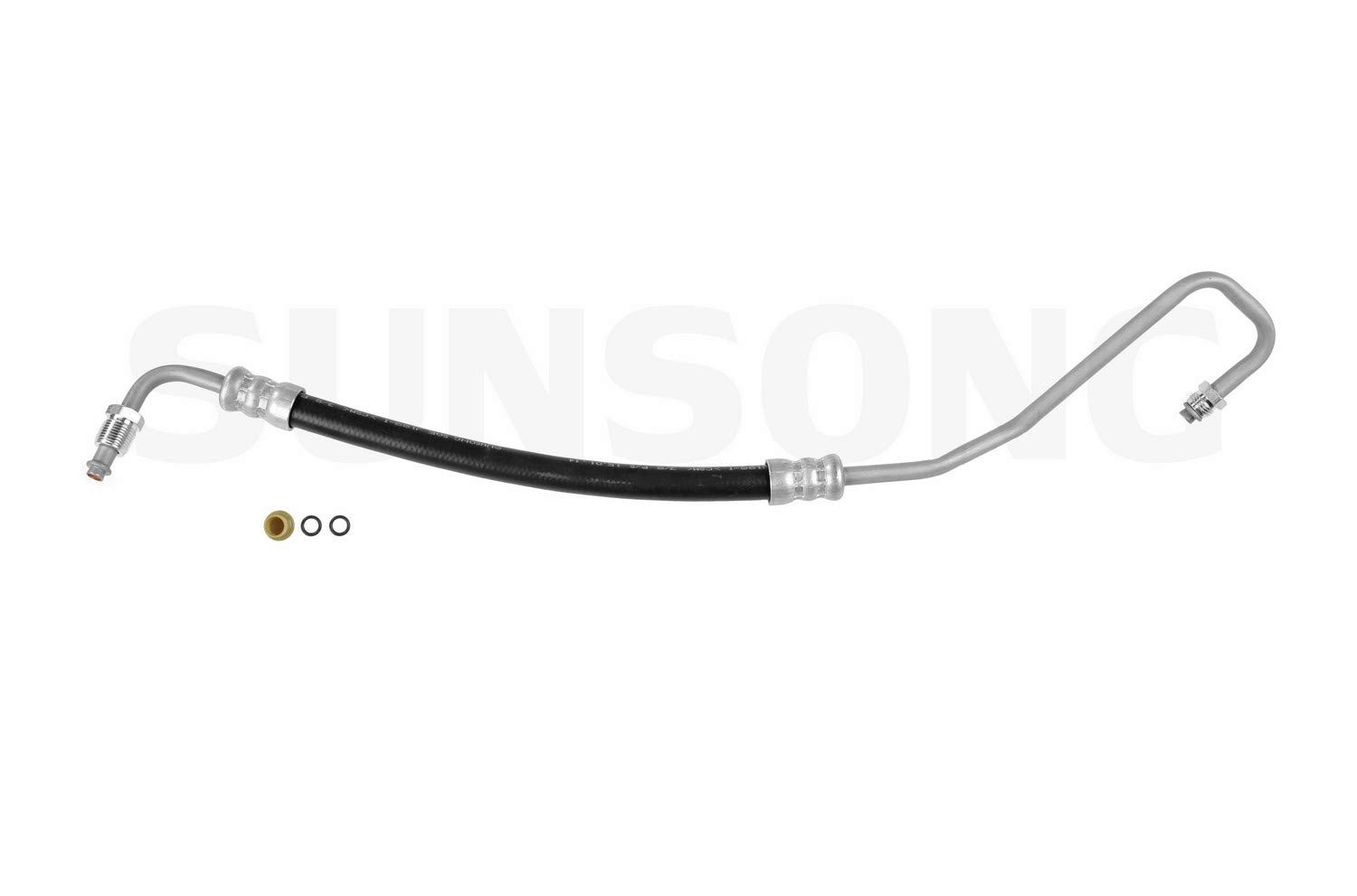 Sunsong 3401488 Power Steering Pressure Line Hose Assembly - Replacement for Smooth Steering Performance - Perfect for Trucks, SUVs, and Sedans