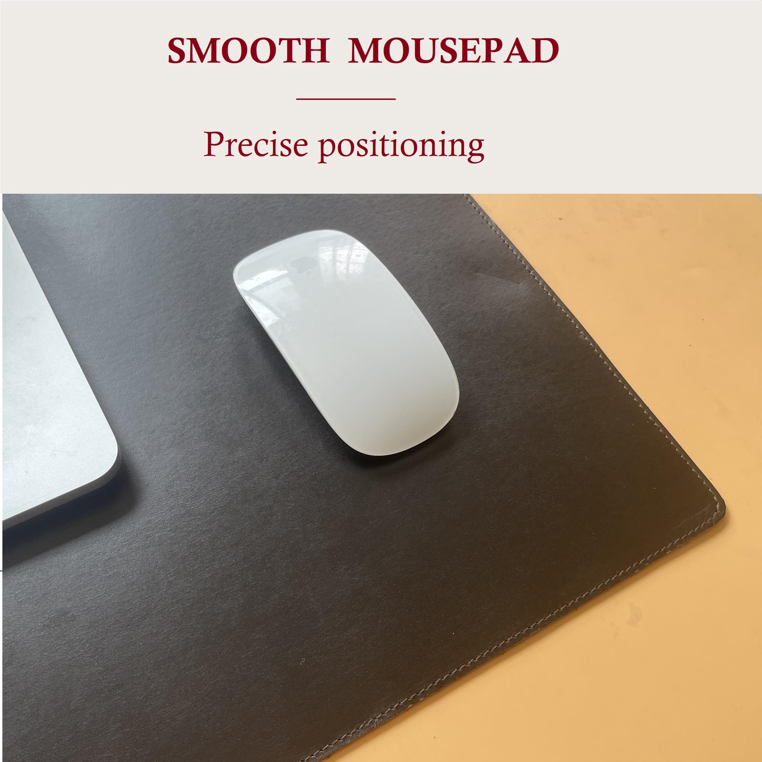 Premium Genuine Leather Desk Pad Protector - 36