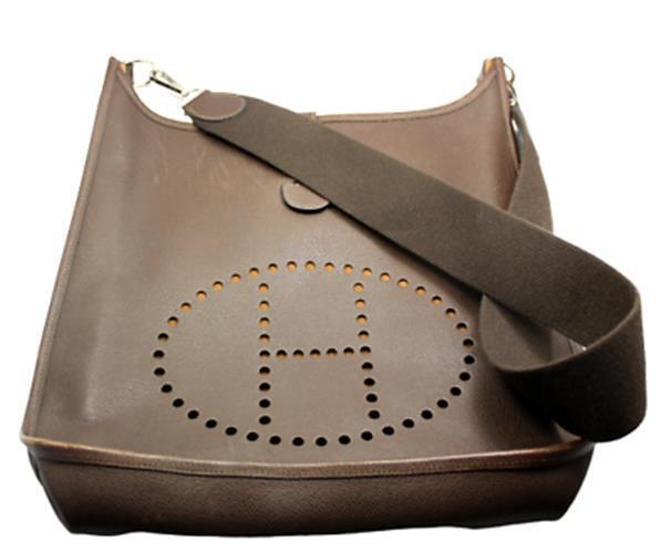 Authentic Hermes Evelyne GM Handbag in Chocolate Brown Epsom Leather - Luxury Shoulder Bag for Women, Perfect for Work, Travel & Everyday Use
