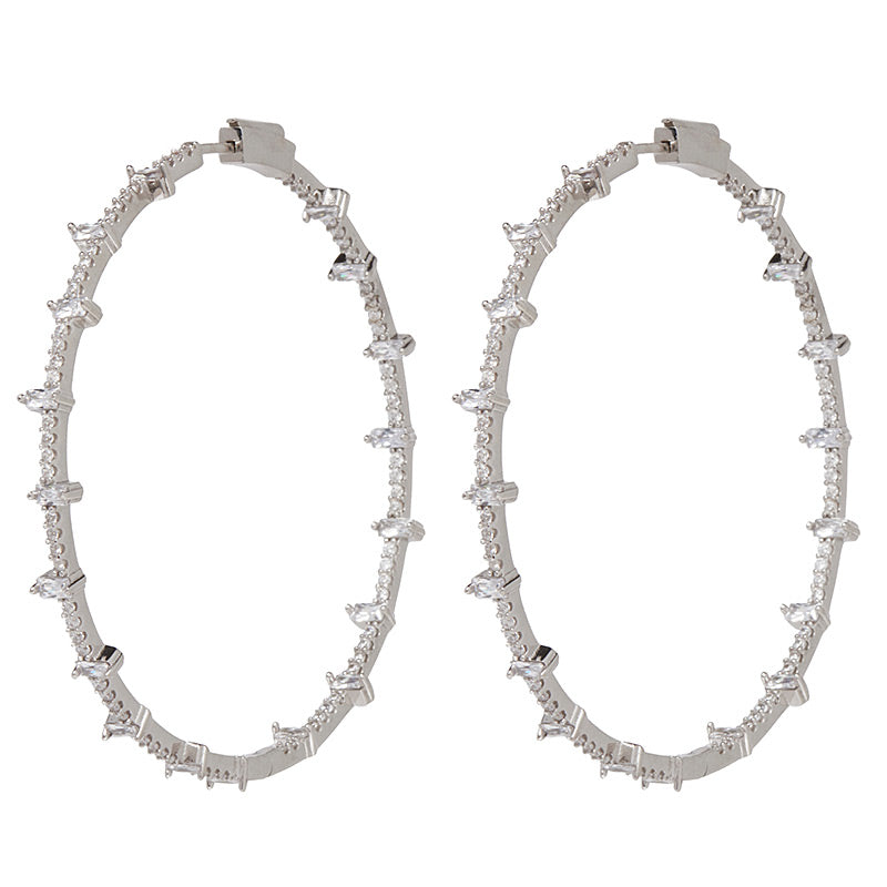 Jacob Hoop Earrings for Women - Trendy Gold & Silver Dangle Hoops for Everyday Wear or Special Occasions