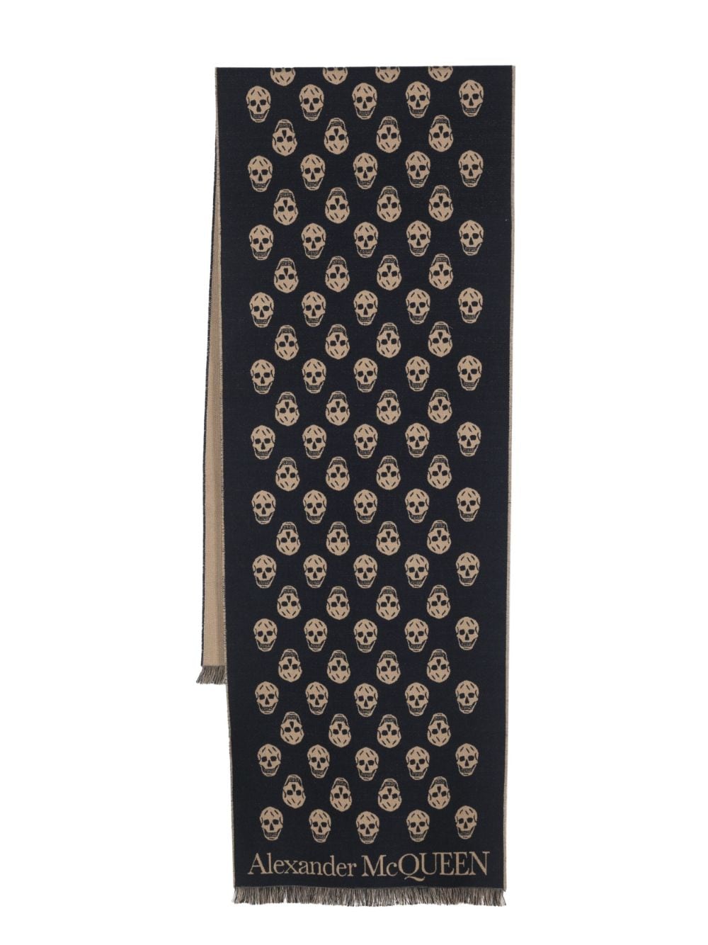 Alexander McQueen Blue Silk Scarf - Luxury Fashion Accessory for Women, Perfect for Gifts, Parties, and Everyday Elegance