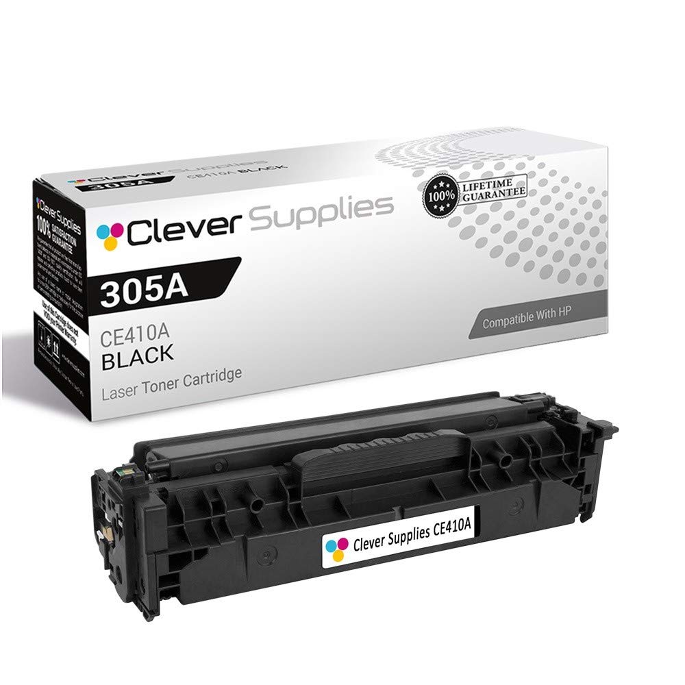 HP PRO 400 M451DN CE410A Compatible Toner Cartridge Replacement - Works with HP 305A, M451DW, M451NW, M351, M351A Printers - High-Quality Black Ink for Home & Office Printing