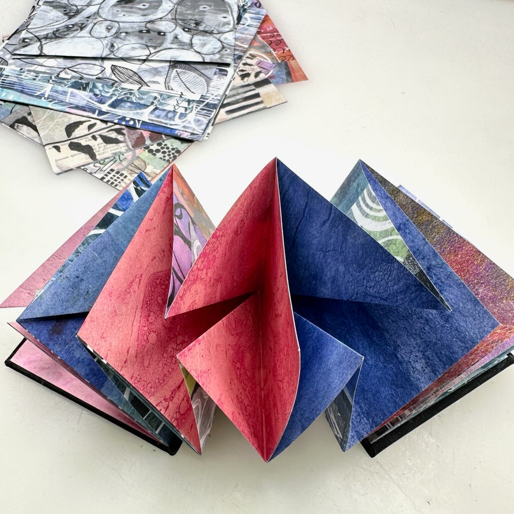 Double Sided Origami Paper - 50 Sheets Mixed Media Collage Kit for Scrapbooking, Card Making & DIY Crafts (4561) - Perfect for Art Projects, School Activities & Gift Wrapping