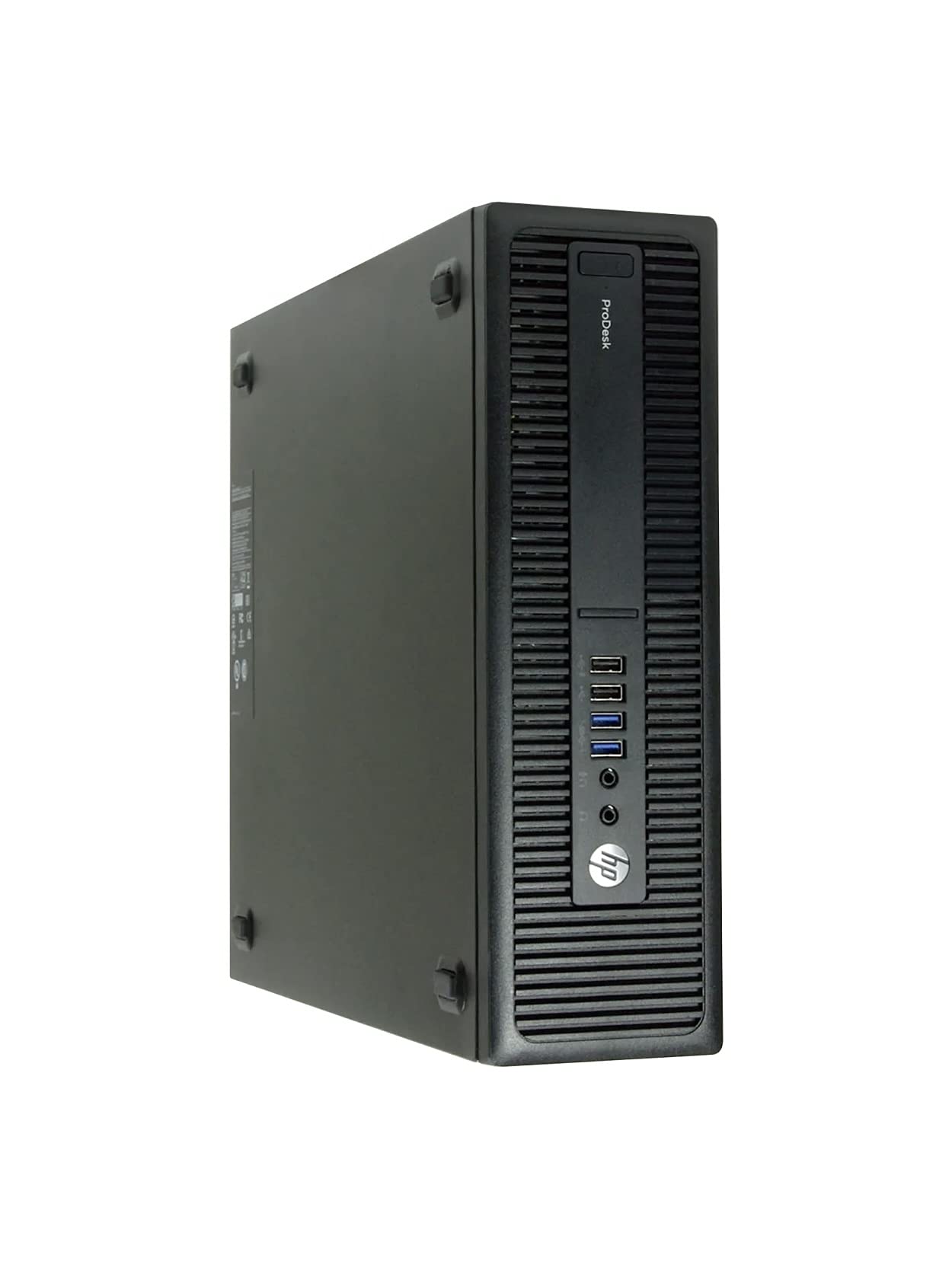 Renewed HP 600 G1 SFF Desktop PC - Intel Core i7 3.4GHz, 16GB RAM, 128GB M.2 SSD + 2TB HDD, WiFi/Bluetooth, Wireless Keyboard & Mouse - with Dual 23.8