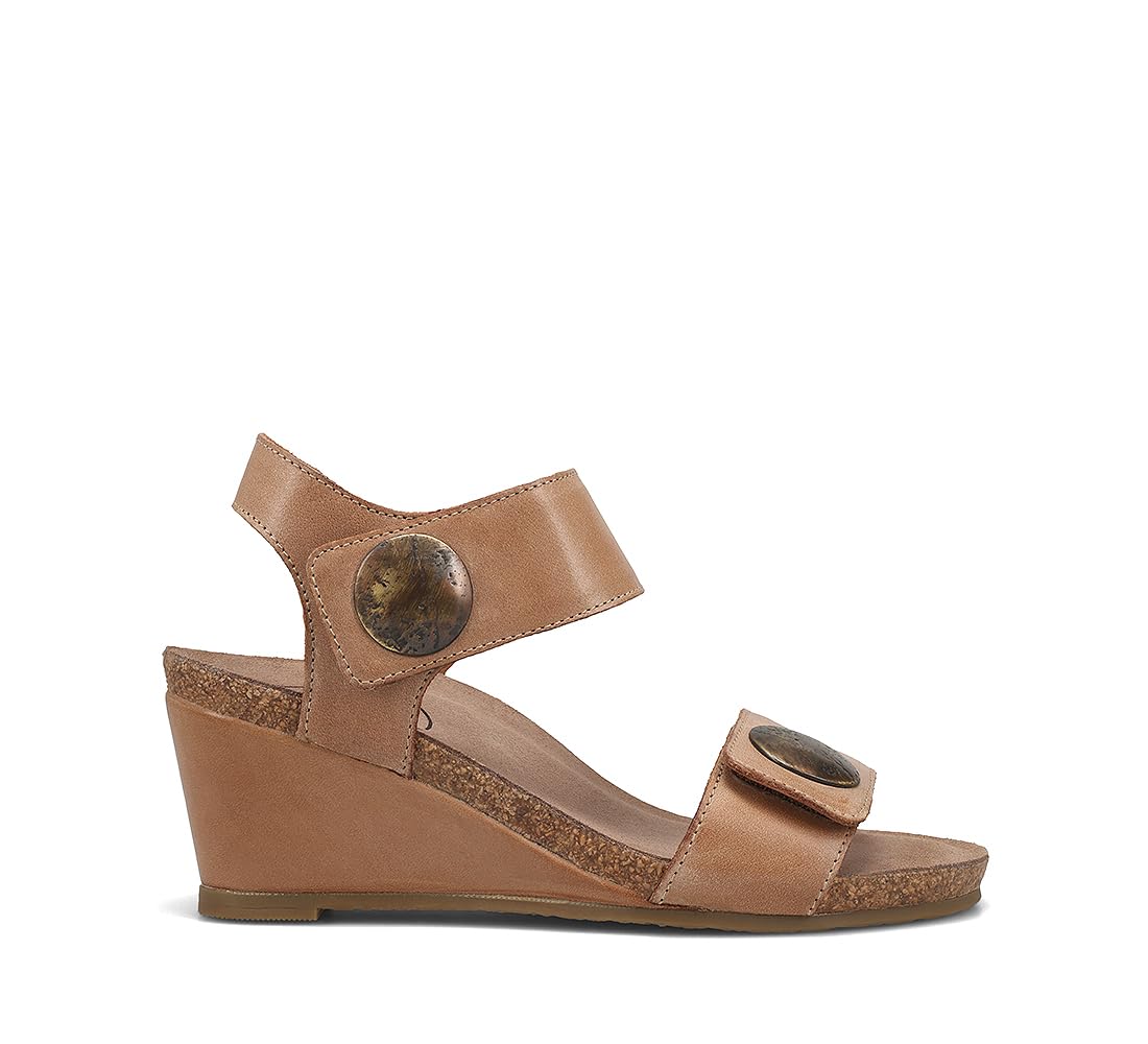 Taos Footwear Women's Carousel 3 Wedge Sandal - Comfortable Casual Shoes for Walking, Travel & Summer Outfits | Lightweight & Supportive Wedge Heel Sandals