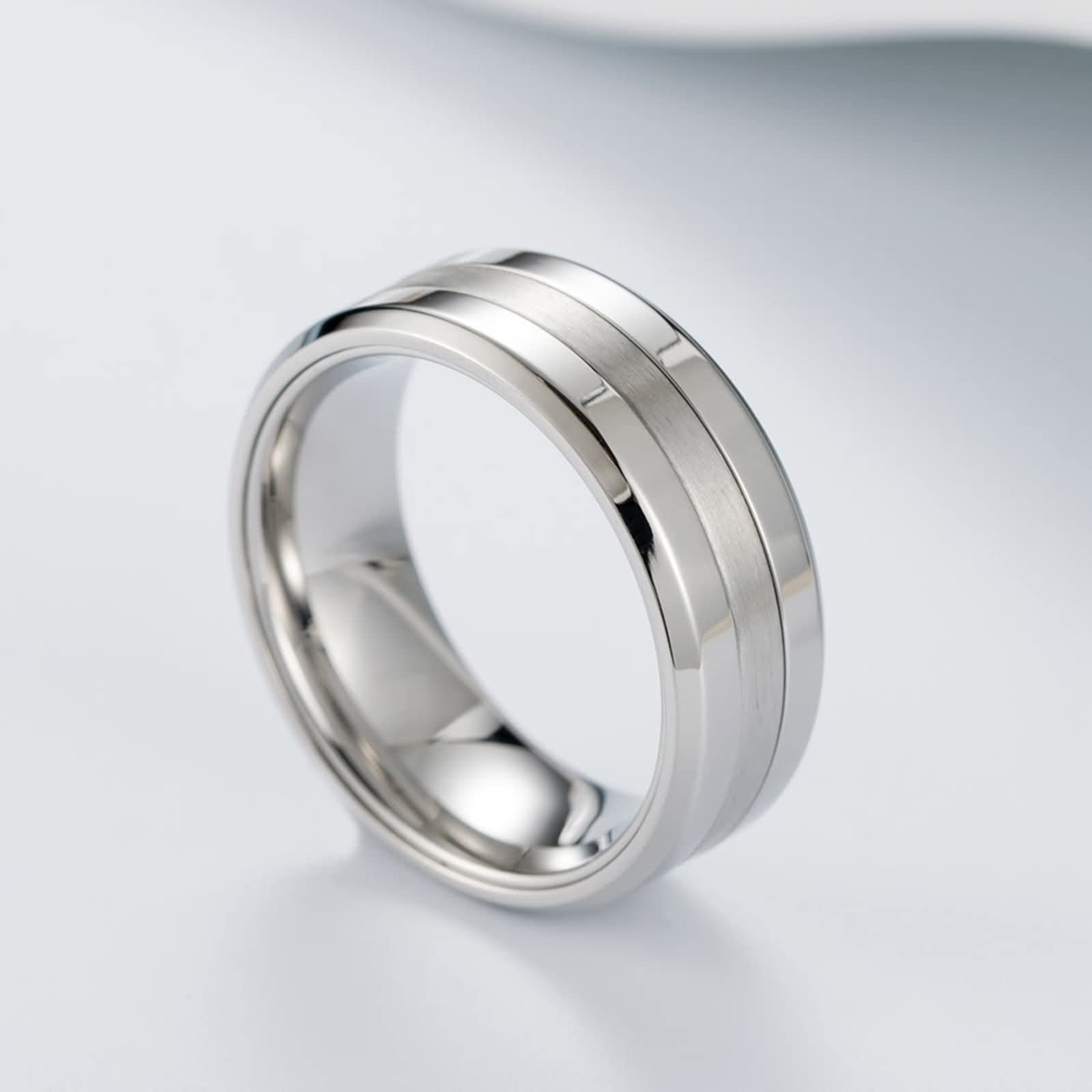 Best Friend Rings for Couples - Stainless Steel Thumb Rings for Women & Men | Simple & Stylish Western Jewelry | Perfect Anniversary Gift & Matching Couple Accessories | Great for Date Nights, Weddings & Everyday Wear