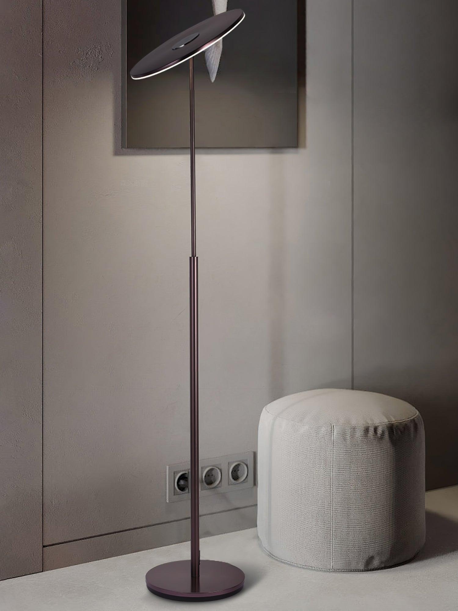 Ambra Modern LED Floor Lamp with Adjustable Brightness - Perfect for Living Room, Bedroom, and Office Lighting