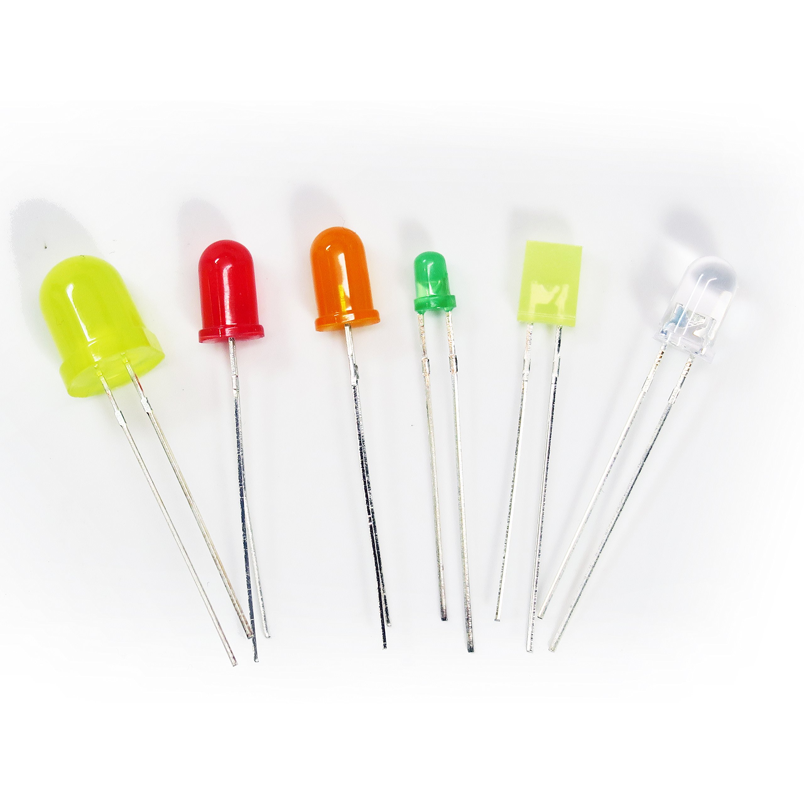 Elenco Electronics LEDK-80 80-Piece LED Component Kit with 5mm Diodes - Perfect for DIY Electronics, Arduino Projects & STEM Learning