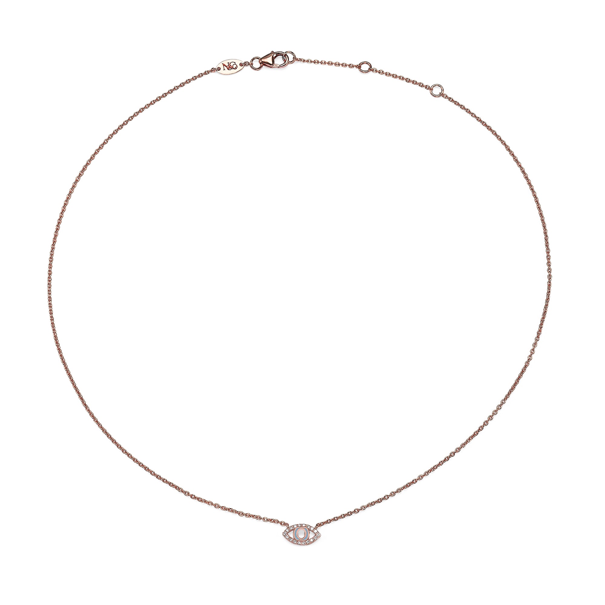 Elegant Eye Necklace for Women - Dainty Evil Eye Pendant Jewelry Gift for Her - Perfect for Everyday Wear, Protection & Spiritual Healing