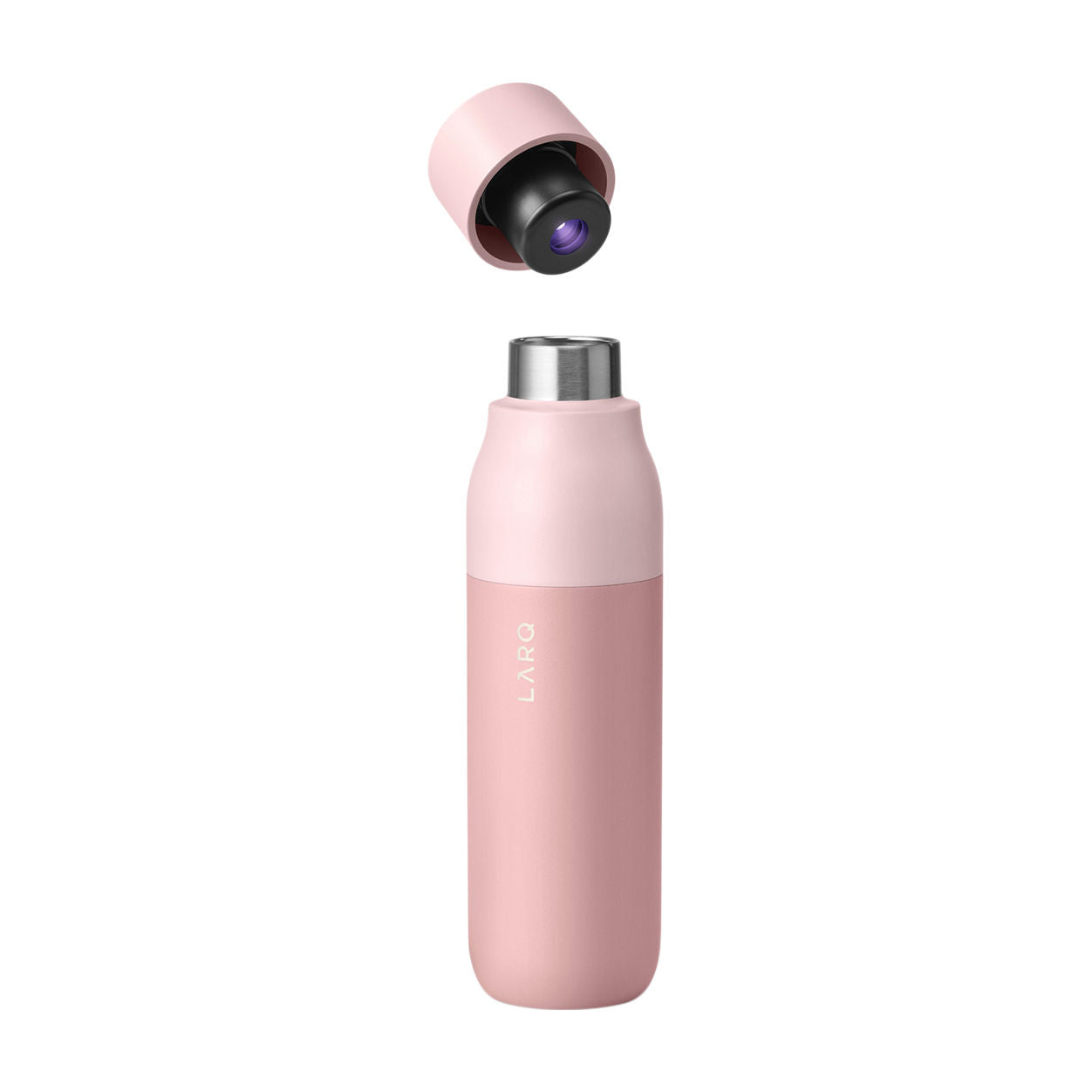LARQ Self-Cleaning Water Bottle with PureVis™ UV-C Technology - BPA-Free, Insulated Stainless Steel Vacuum Flask for Hiking, Gym & Travel - Keeps Drinks Cold 24H or Hot 12H
