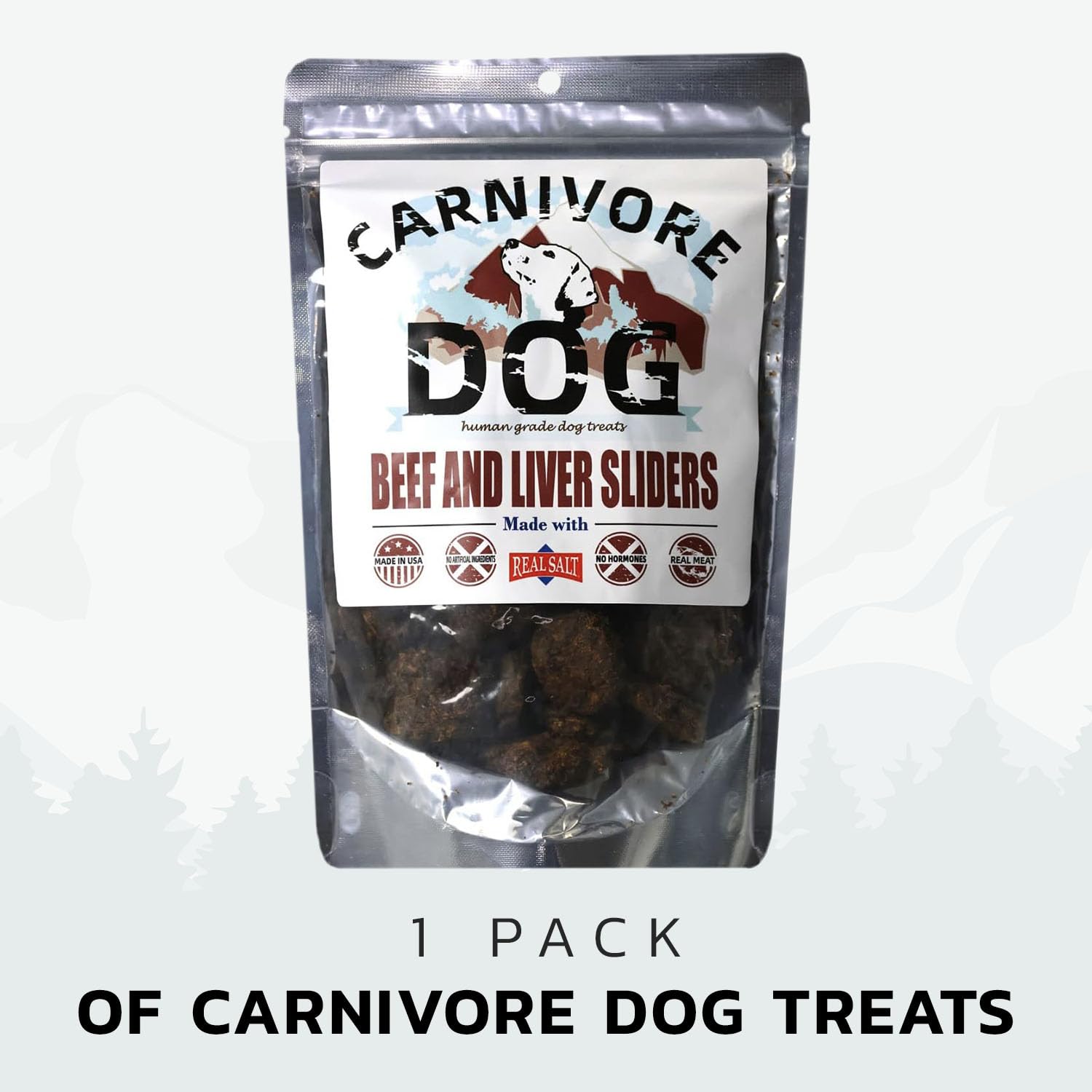 Premium Human-Grade Grass-Fed Beef Liver Treats for Dogs - All-Natural Training Snacks with Redmond Real Salt, No Additives - Healthy Chewy Rewards for All Breeds (Pack of 3) - Perfect for Obedience Training, Positive Reinforcement & On-The-Go Rewards